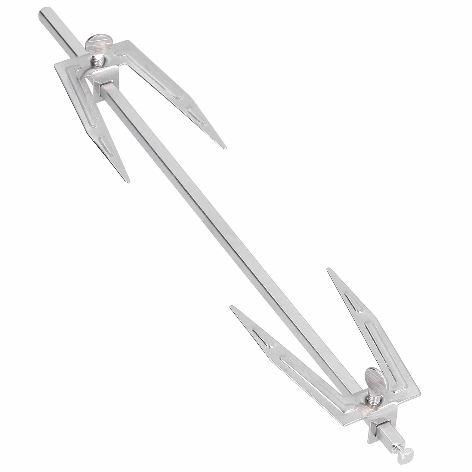 Forchetta per Griglia in Acciaio Inox per Arrosti Girarrosto BBQ Cucina