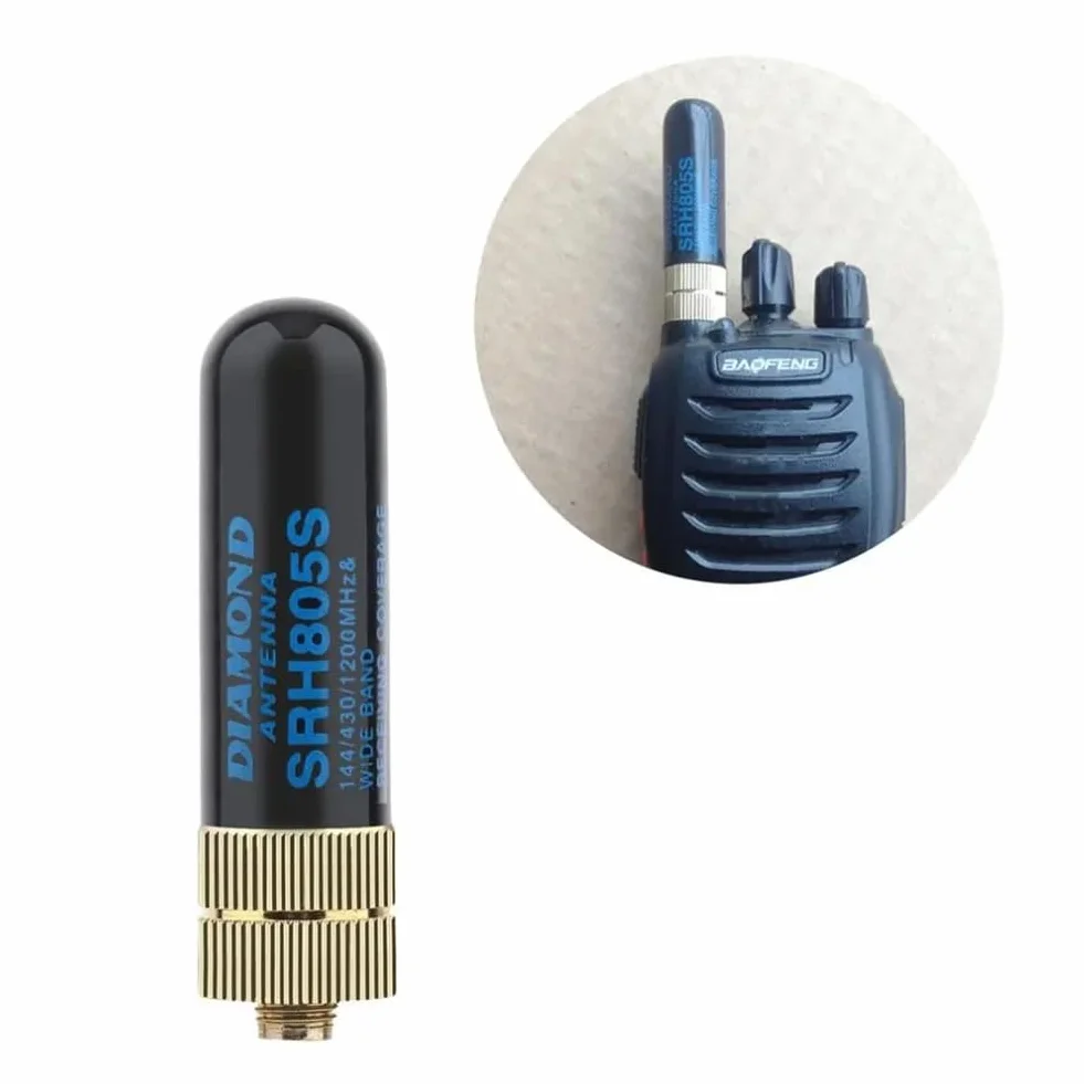 SRH-805S Dual Band Antenna 5 cm Walkie-Talkie Antenna Multifunzione Ultra Breve