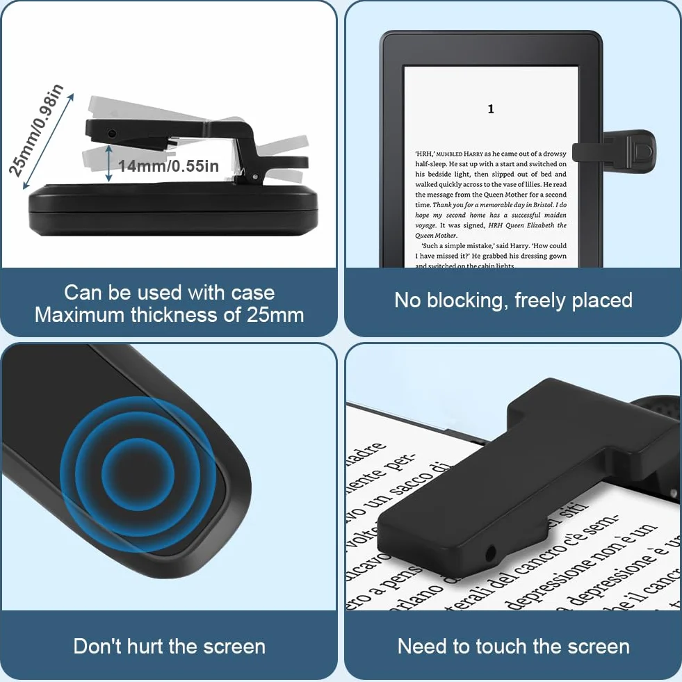 Vicloon Page Turner Remote Control for Kindle Paperwhite Oasis Kobo eReaders iPad iPhone Tablet Android