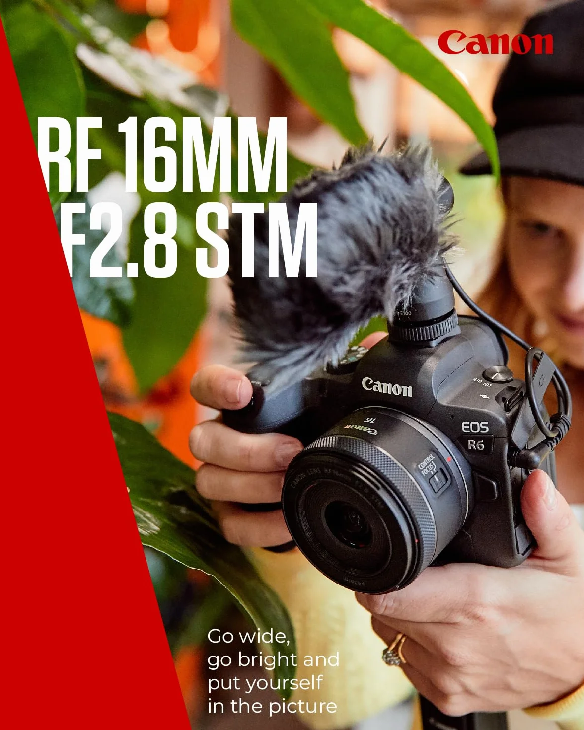 Canon Obiettivo RF 16mm F2.8 STM Full Frame Ultra-Grandangolare per EOS R