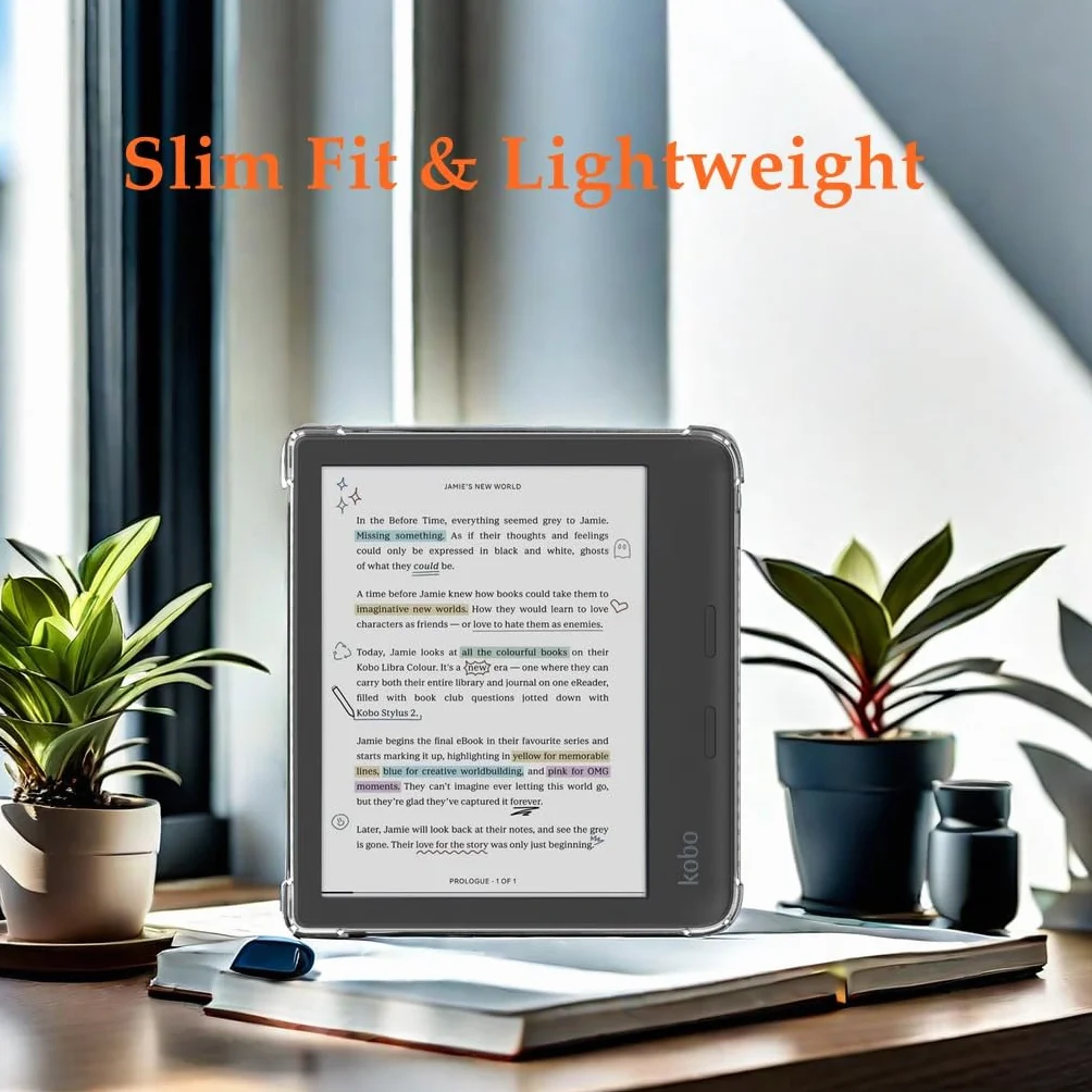Kobo Libra 2 Colour eReader 7 Pollici Custodia Angoli Rinforzati