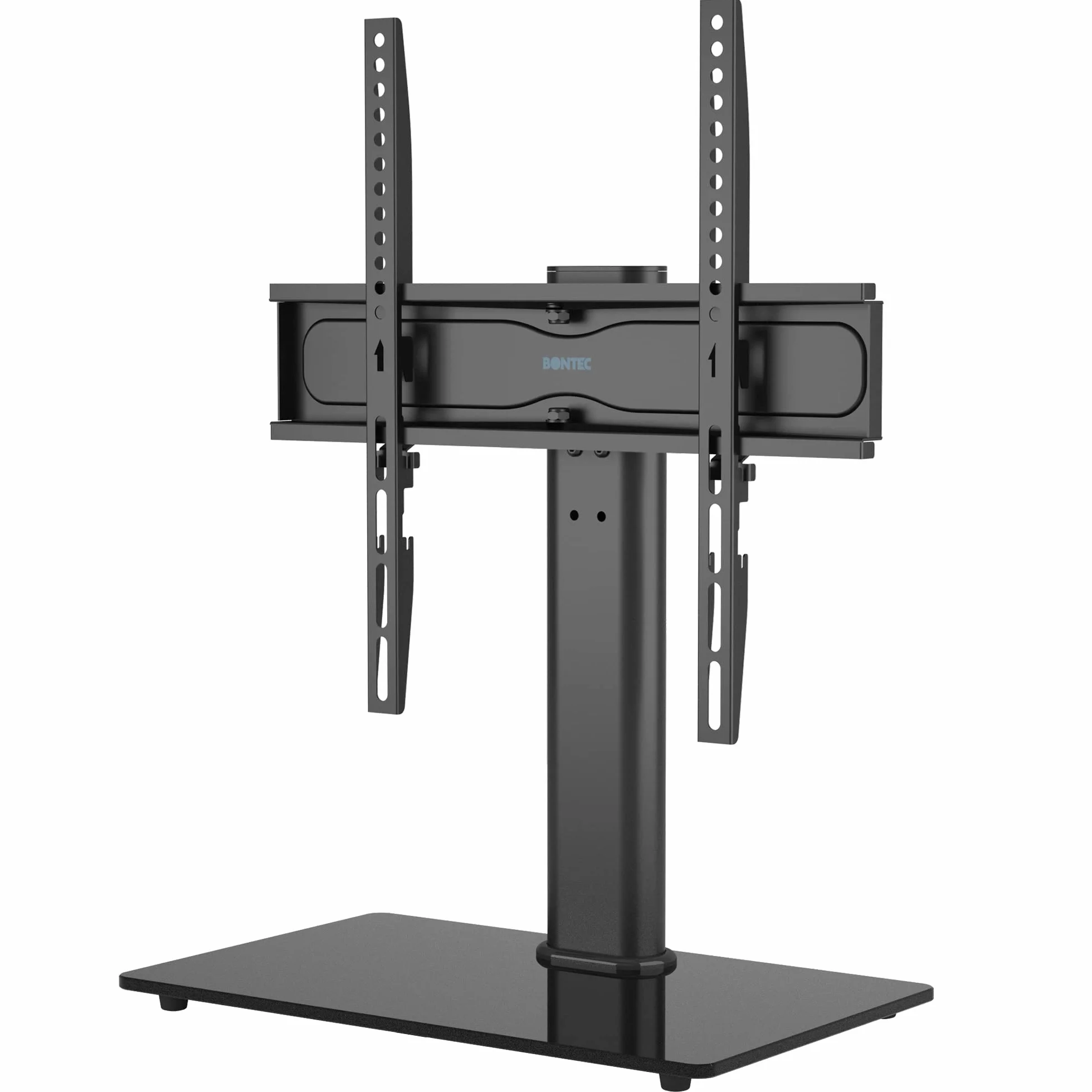 BONTEC Supporto da Tavolo per TV 24-60 Pollici Altezza Regolabile Girevole VESA 400x400 mm 45 kg