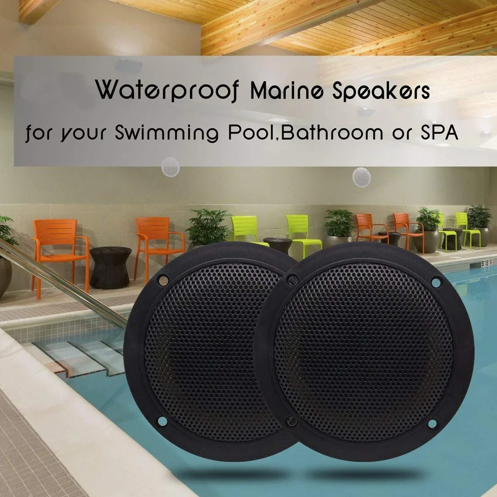 BASS FACE SPL5.2B altoparlanti diffusori doppio cono 125 watt rms 250 watt max 14,50 cm 145 mm 5,25" waterproof impermeabili a coppia