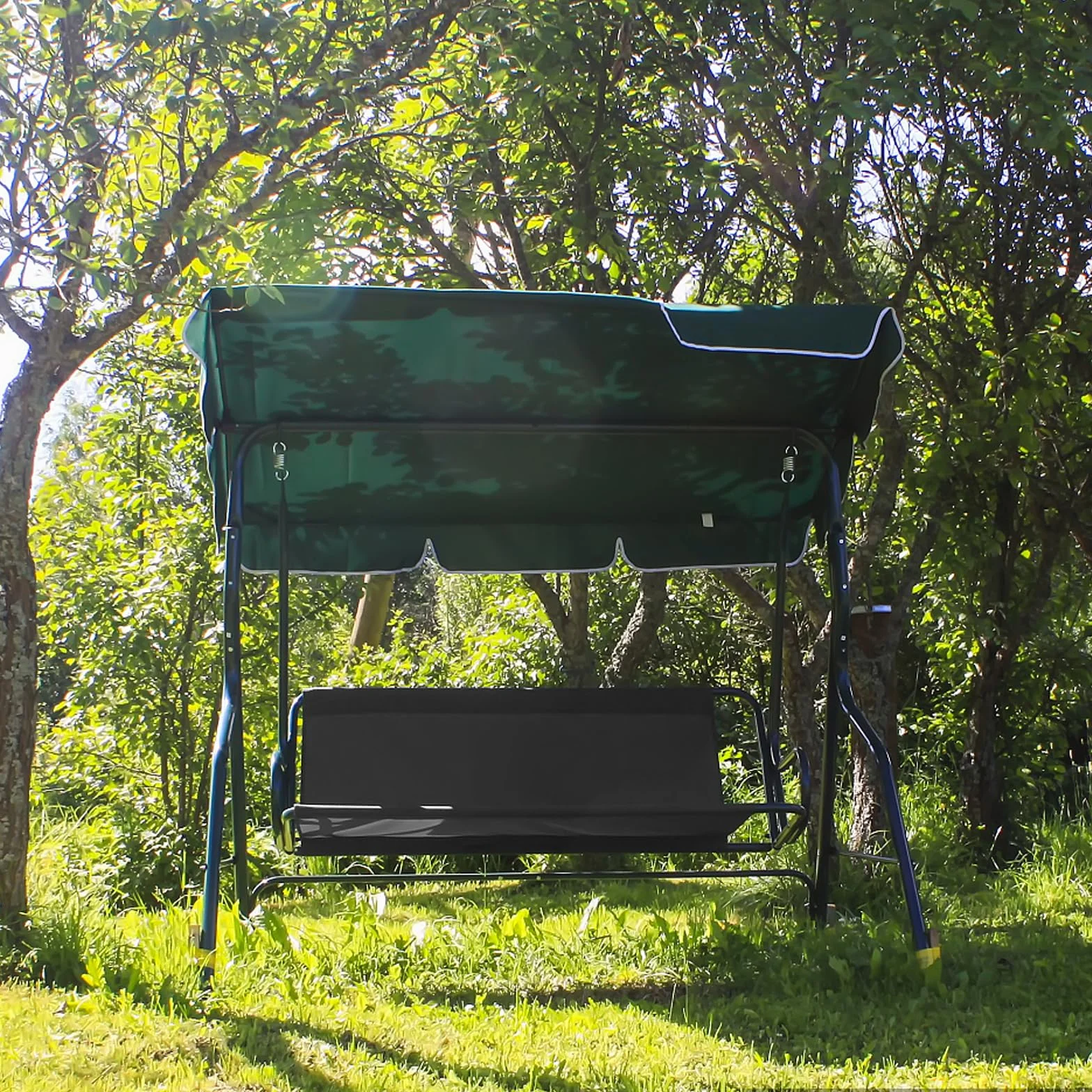 Coprisedile per Dondolo da Giardino 115x48x48cm Grigio