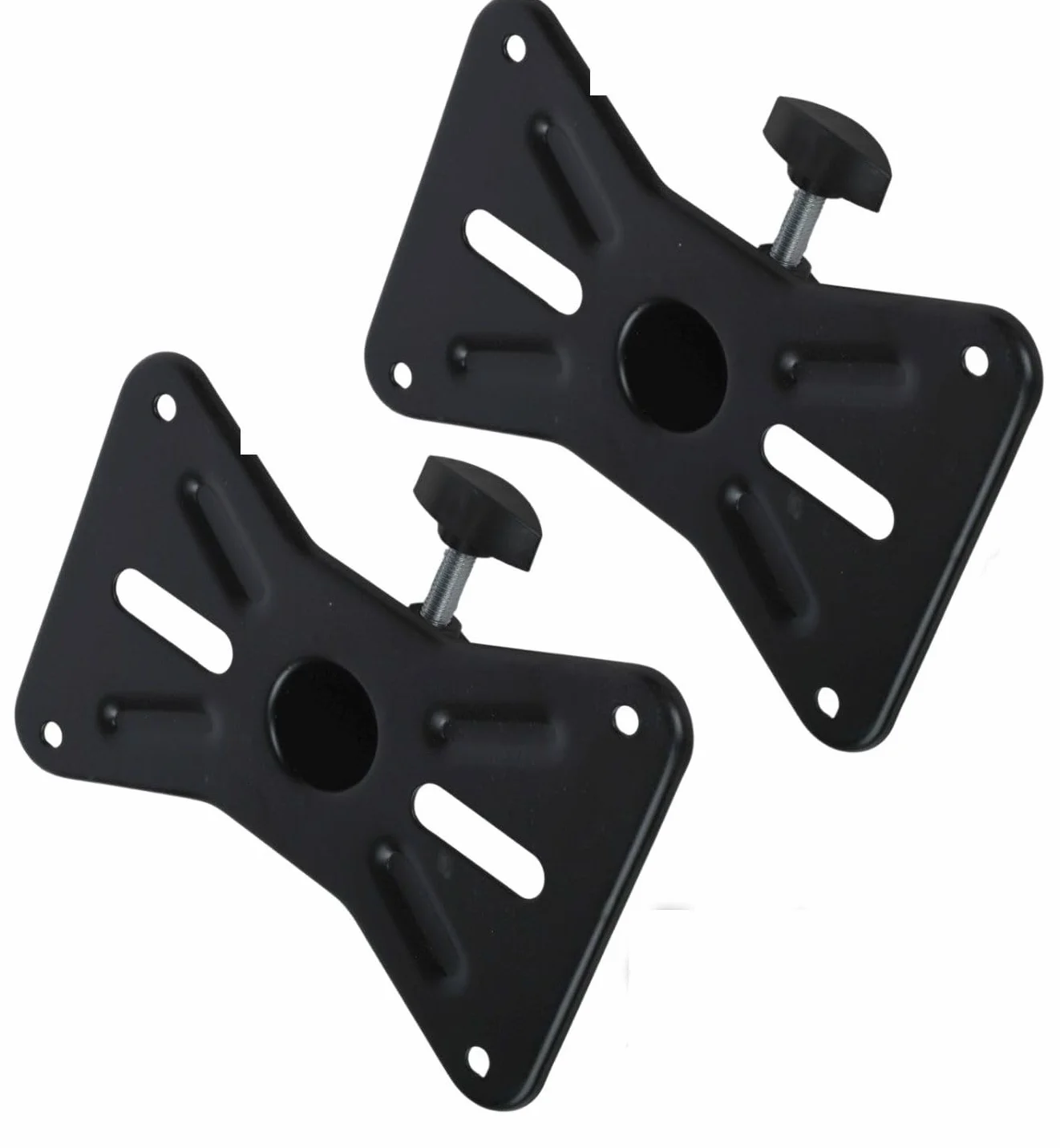 Adattatore Stativi Casse Acustiche Ferro Flangia Basetta Universale Treppiedi 2 Pezzi