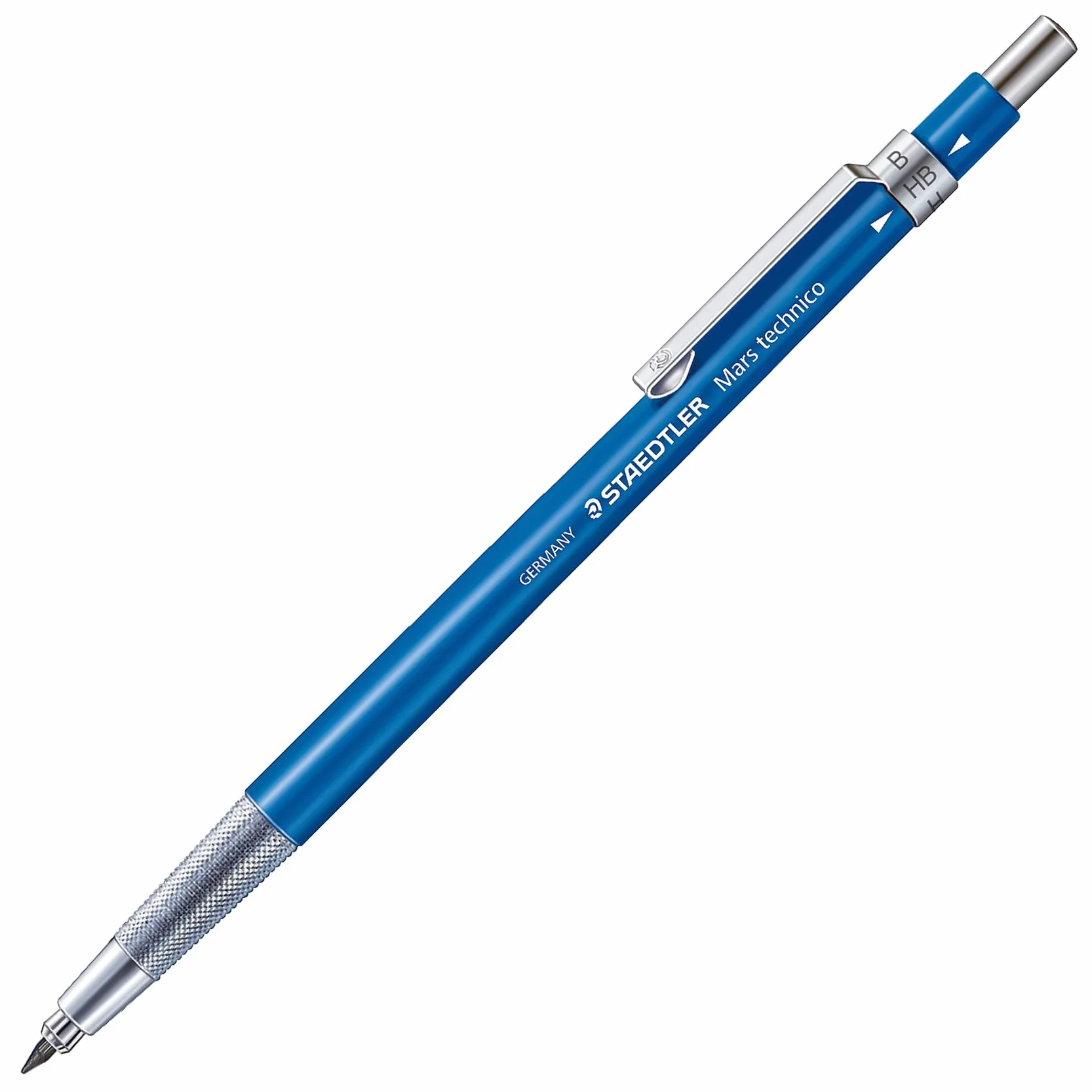 Staedtler Mars Technico Portamine 2mm con Temperamine Integrato, Matita Meccanica con Impugnatura Zigrinata per Disegno