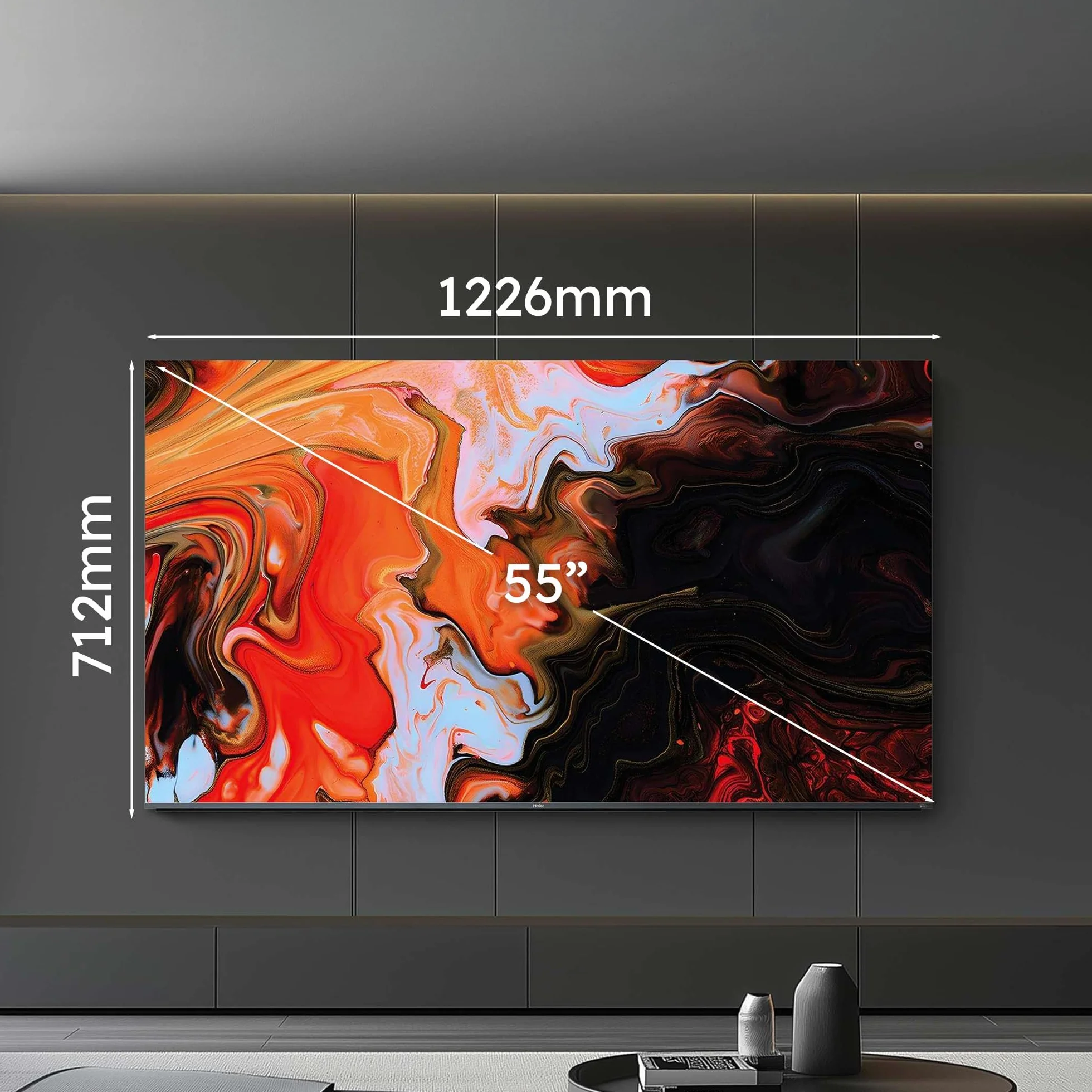 Haier 55" QD MiniLED 4K UHD Smart TV H55M80FUX Google TV Dolby Atmos HDR10 Bluetooth 5.2