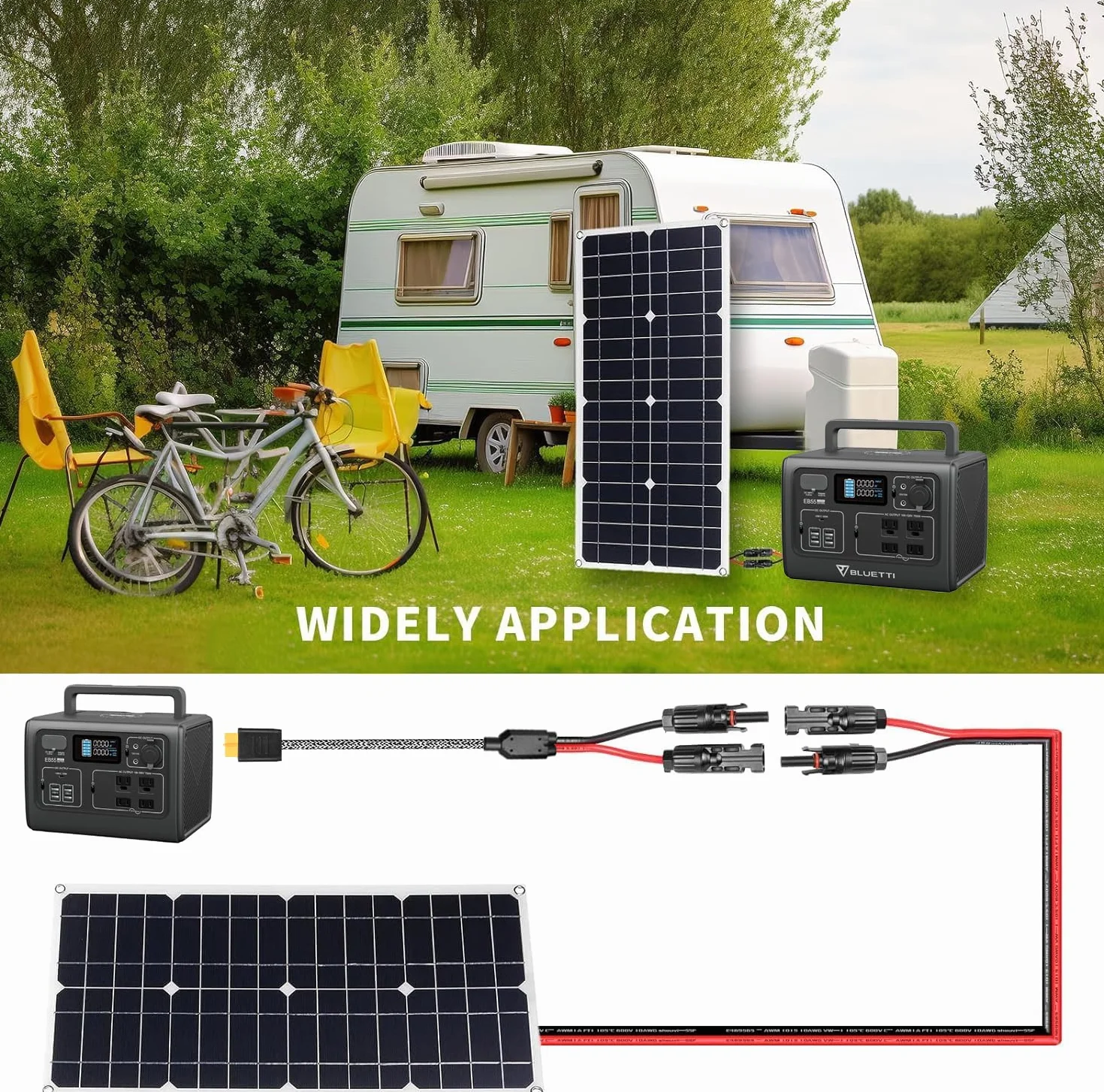 KFD Cavo XT60, Cavo di Prolungaper Anker 757 PowerHouse 767 EF Ecoflow River Delta Max serie pannello solare ALLPOWERS S2000 Pro portatile Powerstation & generatore solare 3,5 m
