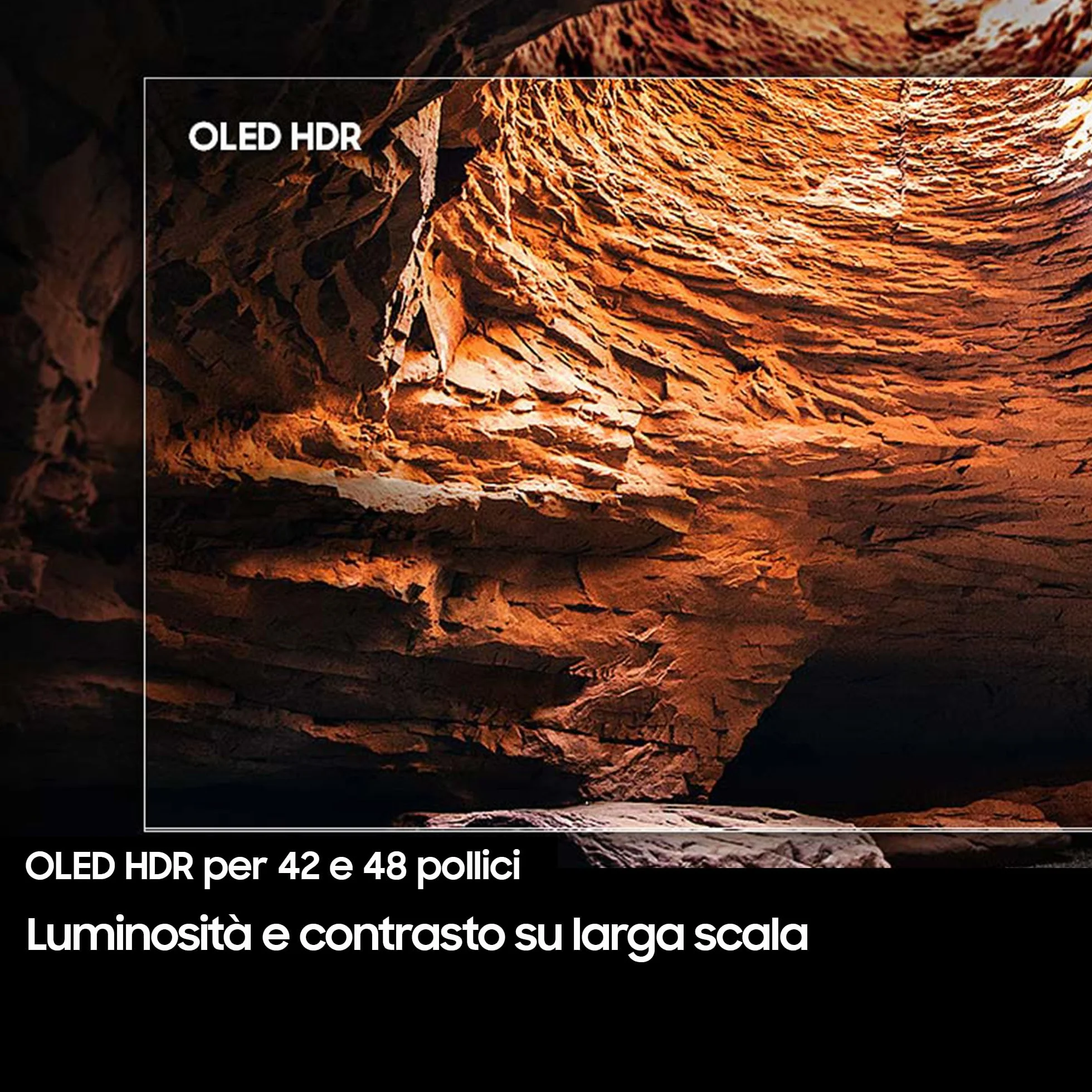 Samsung OLED 4K Vision AI Smart TV 42'' QE42S90FAEXZT NQ4 AI Gen3, OLED HDR+, Motion Xcelerator 144Hz, 2025