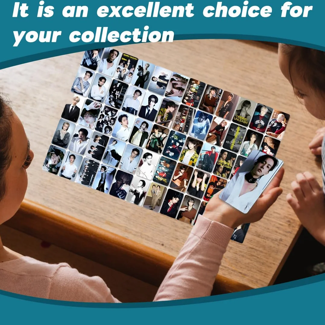 Enhypen Kpop Foto Cartoline Album Star Maschile 92 Pezzi 60 Card 32 Adesivi Regali Fan