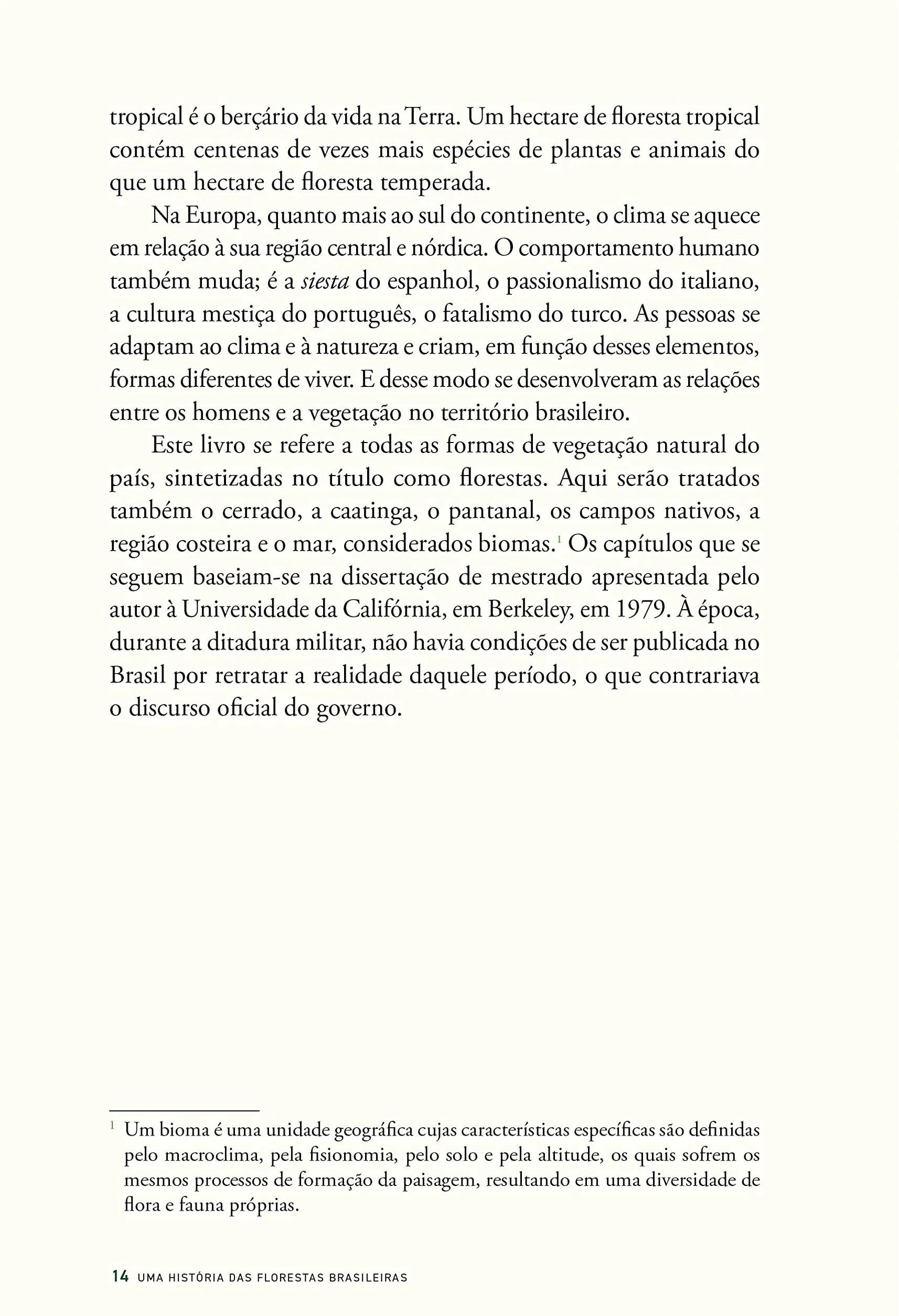História das florestas brasileiras