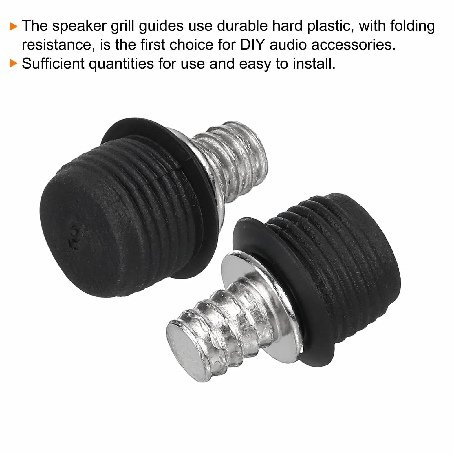 QUARKZMAN Griglia Altoparlante in Plastica a Sfera e Presa a Sfera 6mm Diametro 16pz