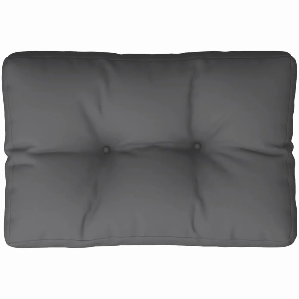 vidaXL Cuscino per Pallet Antracite 50x40x12 cm in Tessuto