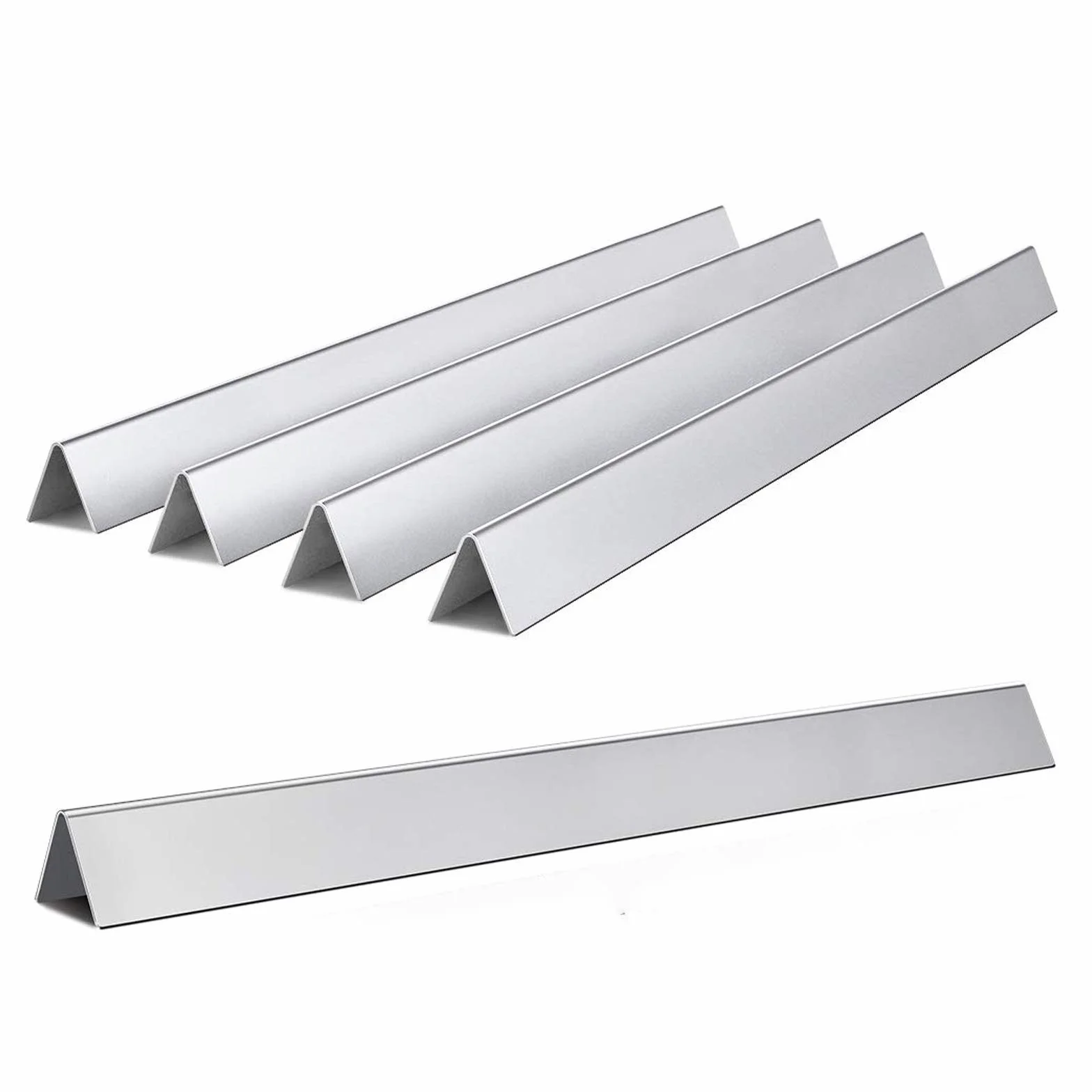 7540 7539 Flavourizer Bars di ricambio per Weber Genesis 300 Series, E310, E320, S310, S320 Flavourizer, con controllo laterale, set di 5 barre Flavour in acciaio inox