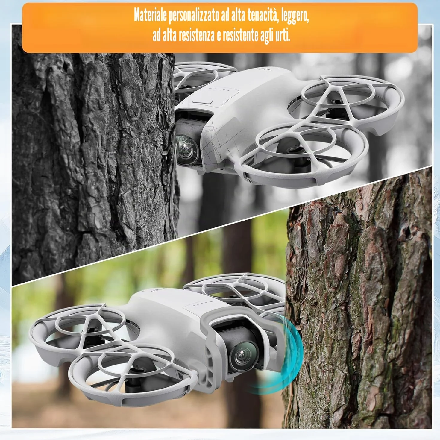 Protezione Gimbal DJI NEO, Paraurti Antigraffio Anti-Collisione per Droni
