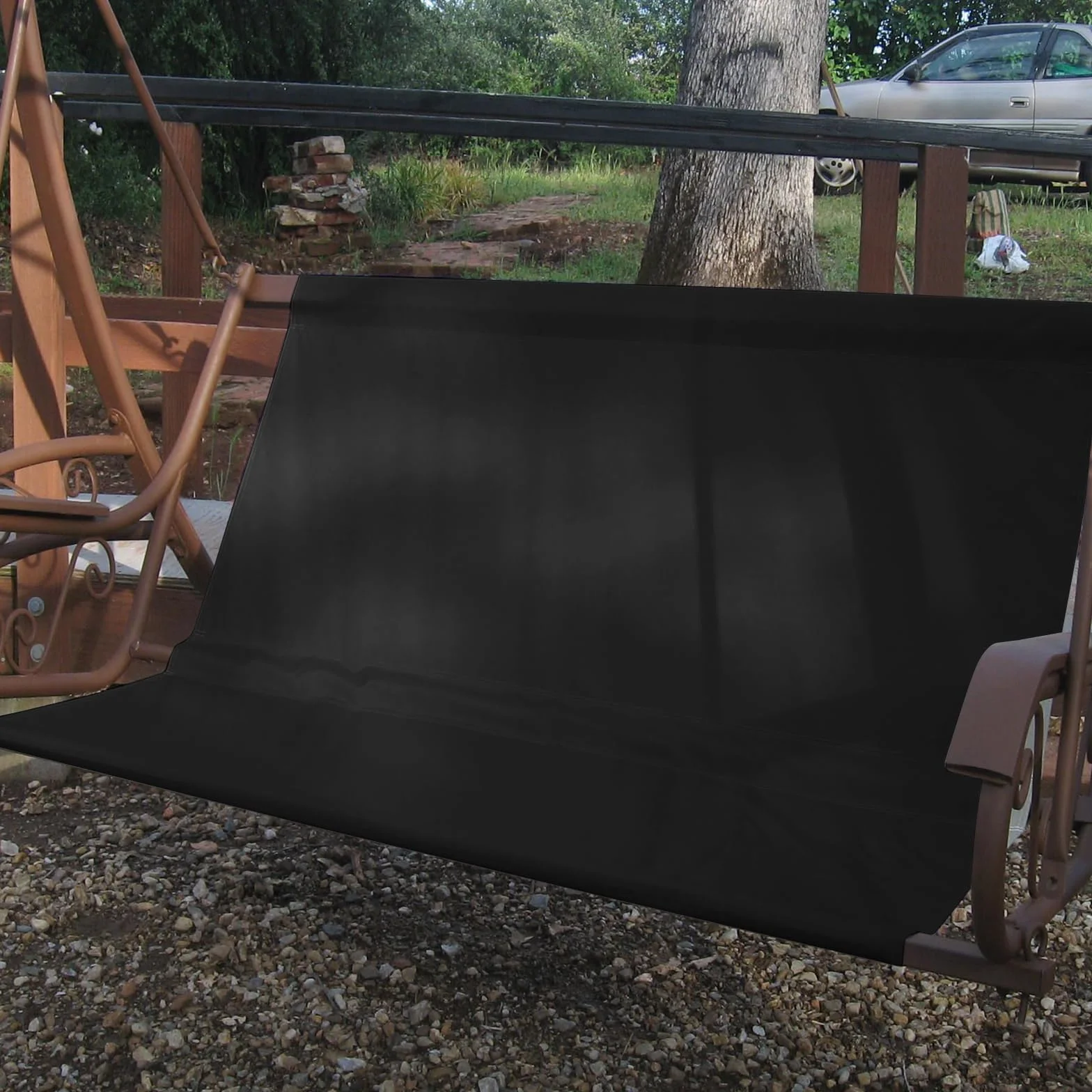 Coprisedile per Dondolo da Giardino 115x48x48cm Grigio