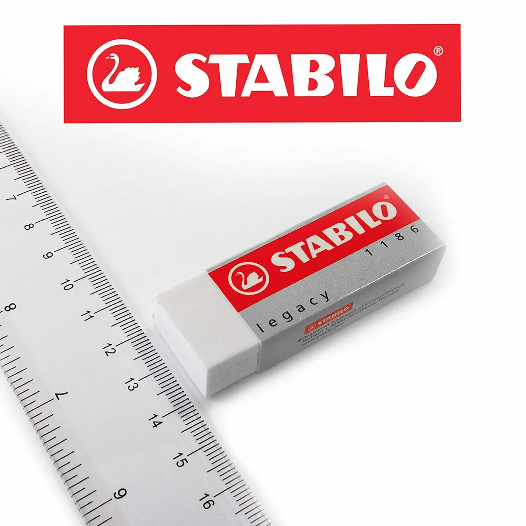 Stabilo Legend & Legacy, set di 6 gomme da cancellare miste