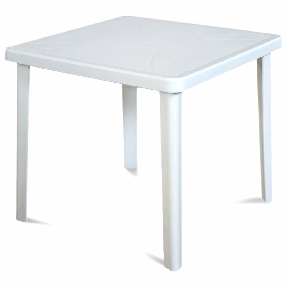 Areta ARE027 Tavolo Nettuno, Bianco, 80 x 80 x 72 cm