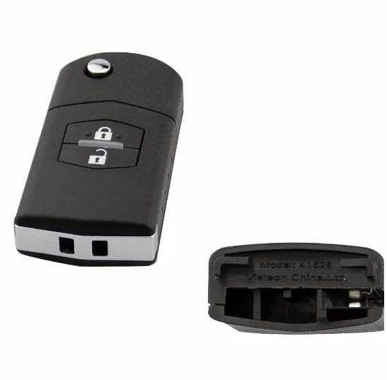 Guscio Chiave Telecomando Compatibile con Mazda 2 3 5 6 M6 RX8 MX5 Cover Scocca Ricambio (2 Tasti)