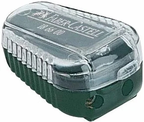 Faber-Castell Temperino per mine TK 2,0 e 3,15 mm plastica verde