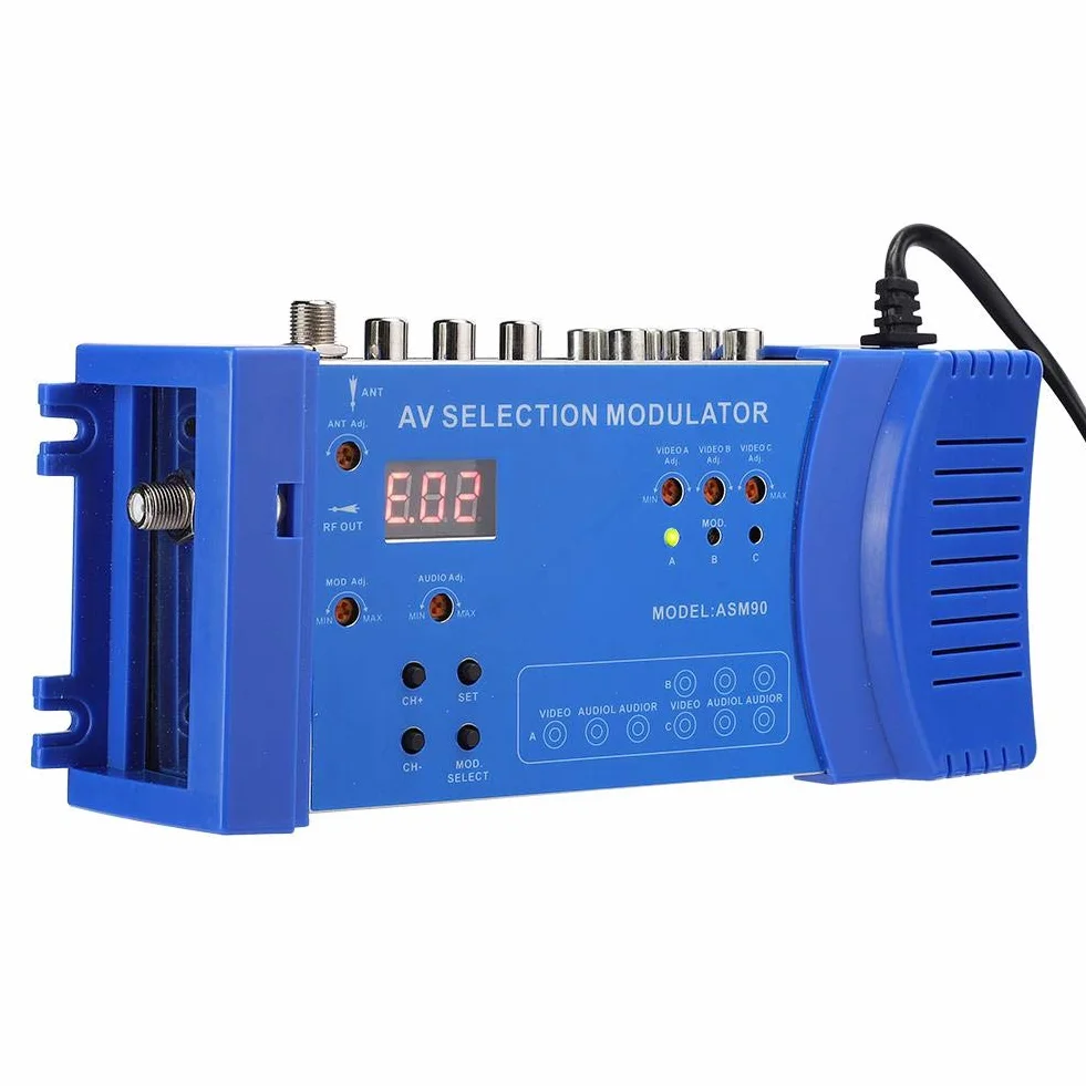 PUSOKEI Modulatore Domestico Digitale Doppia Banda VHF UHF Standard TV Pal NTSC