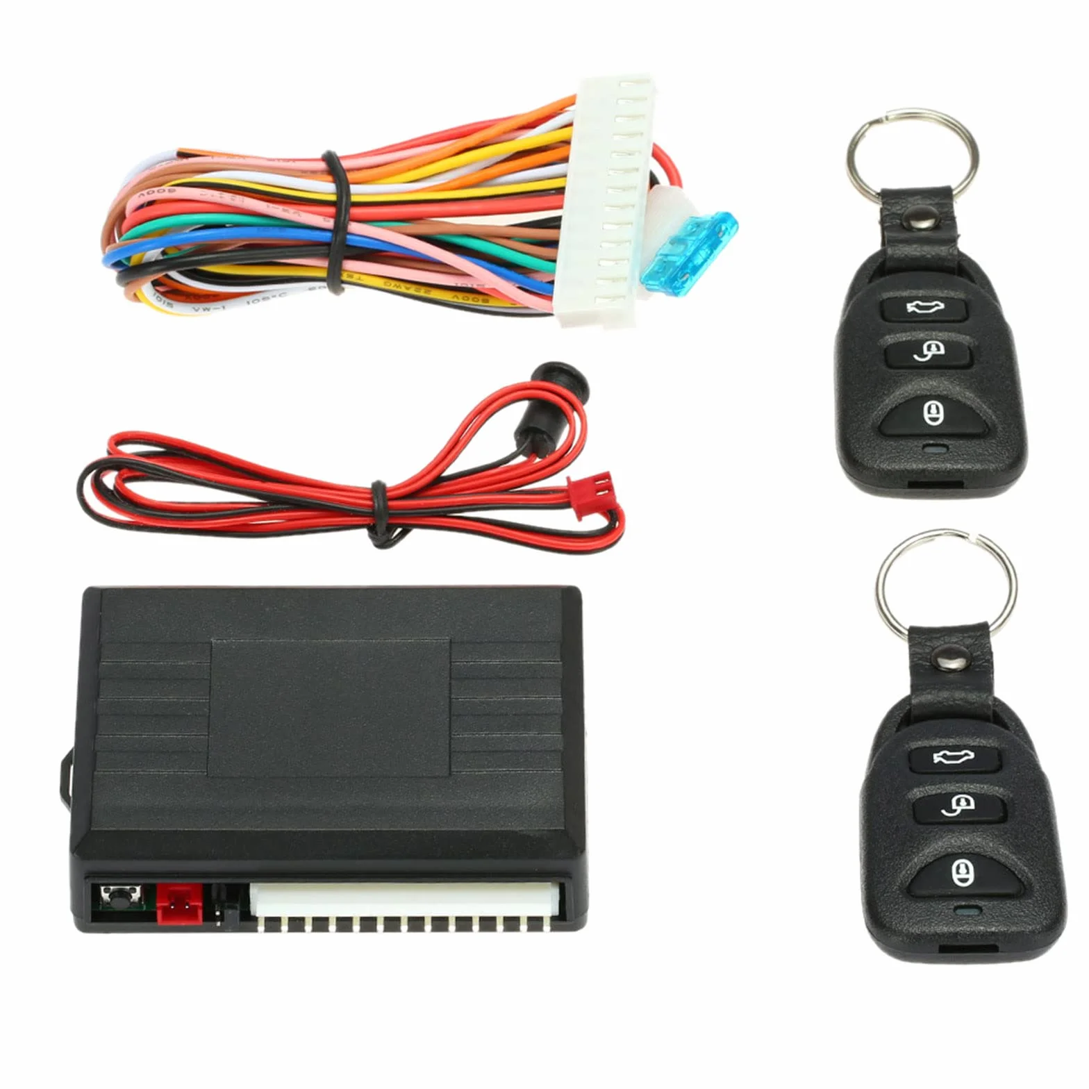 Shkalacar Blocco centralizzato kit di custodia telecomando centrale universale sistema ingresso senza chiave con serratura porta auto pulsante sblocco bagagliaio