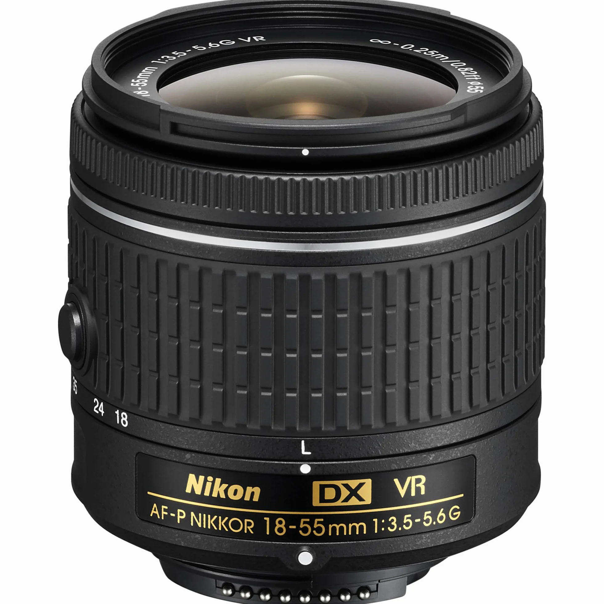 Nikon AF-P DX Nikkor 18-55mm f/3.5-5.6 G VR Obiektyw (Odnowiony)