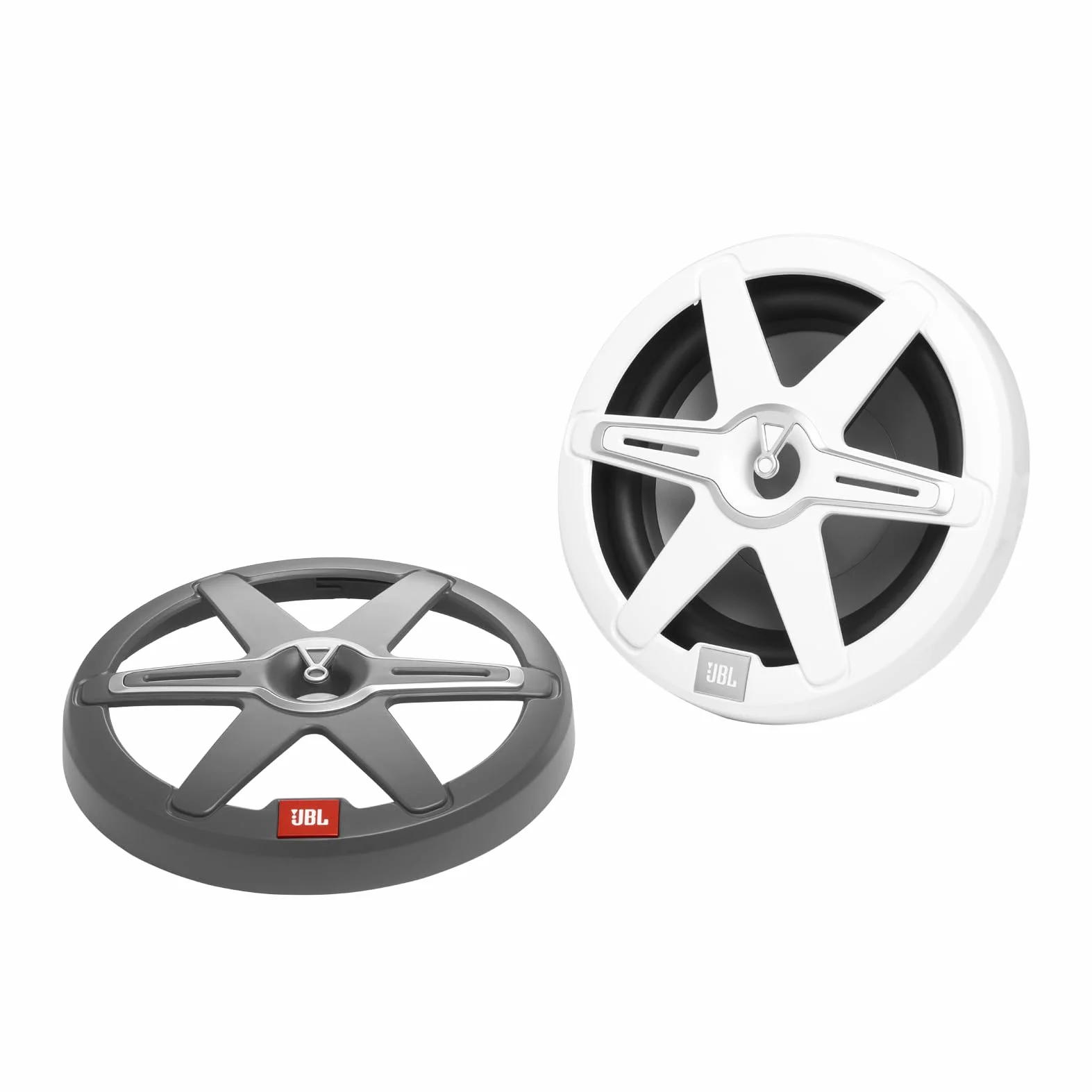 JBL Subwoofer Passivo Club Marine 10 Pollici 900W RGB Illuminato Resistente Sale Acqua Bianco Nero