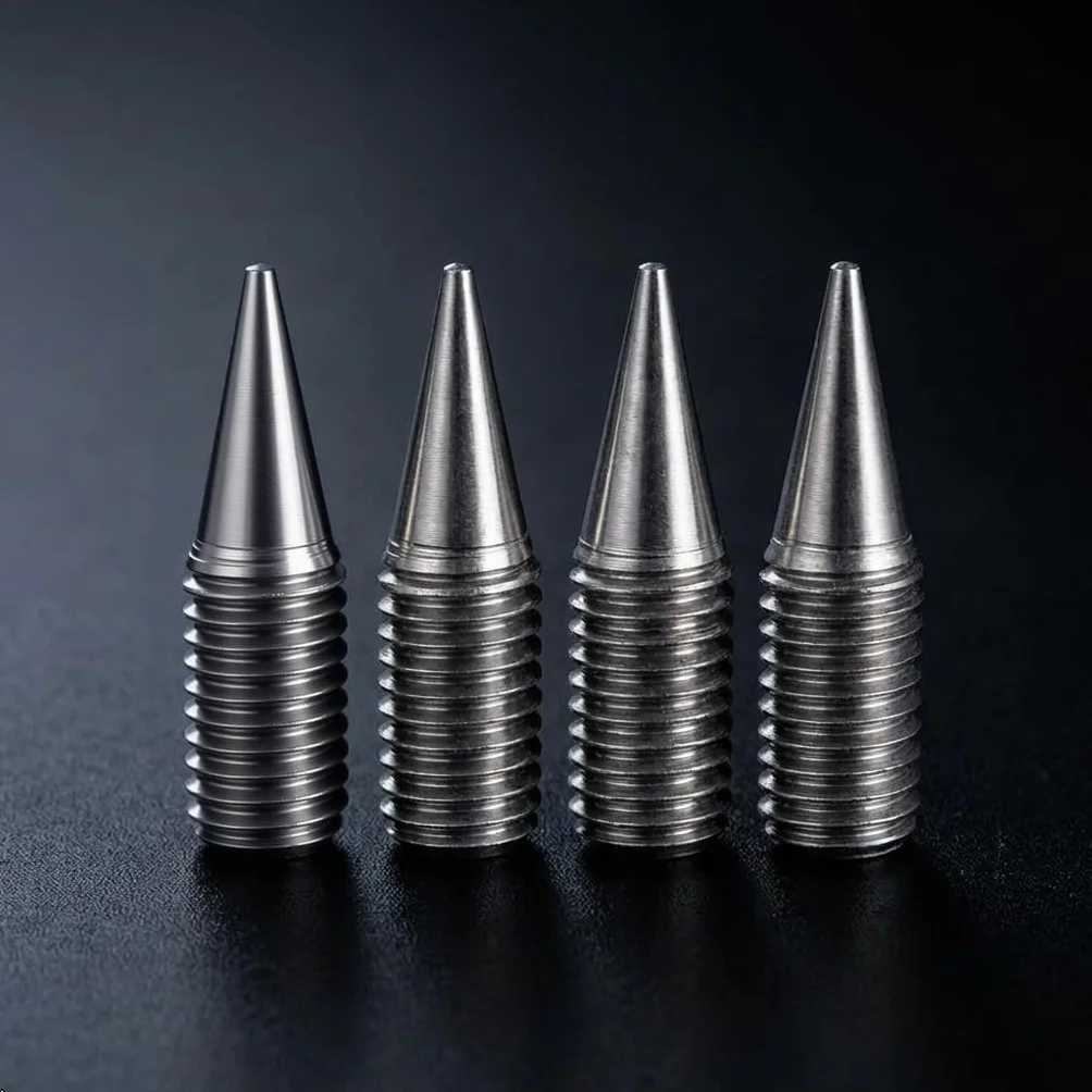 PrecisionGeek M10 L-35 Acciaio Inossidabile Spike Cono absorber altoparlanti vite Presa esagonale 4pz