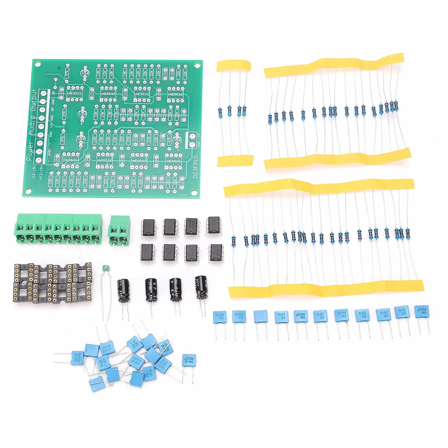 Modulo preamplificatore NE5532 uscita a 3 stabile