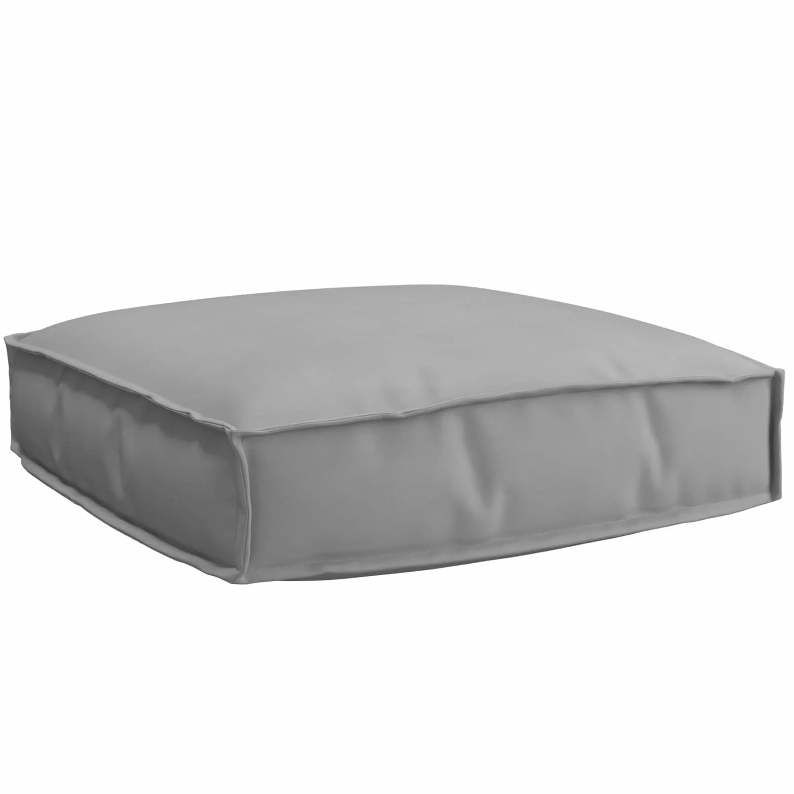 vidaXL Cuscino Grigio 60 x 60 x 12 cm Tessuto Oxford per Salotto, Resistente all'Acqua