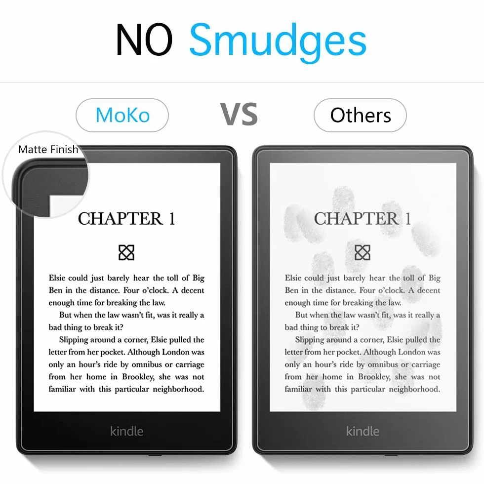 MoKo Pellicola Protettiva PET per Kindle Paperwhite 11ª Gen 2021, Schermo 6,8", 2 Pezzi, Anti Riflesso HD Smerigliato