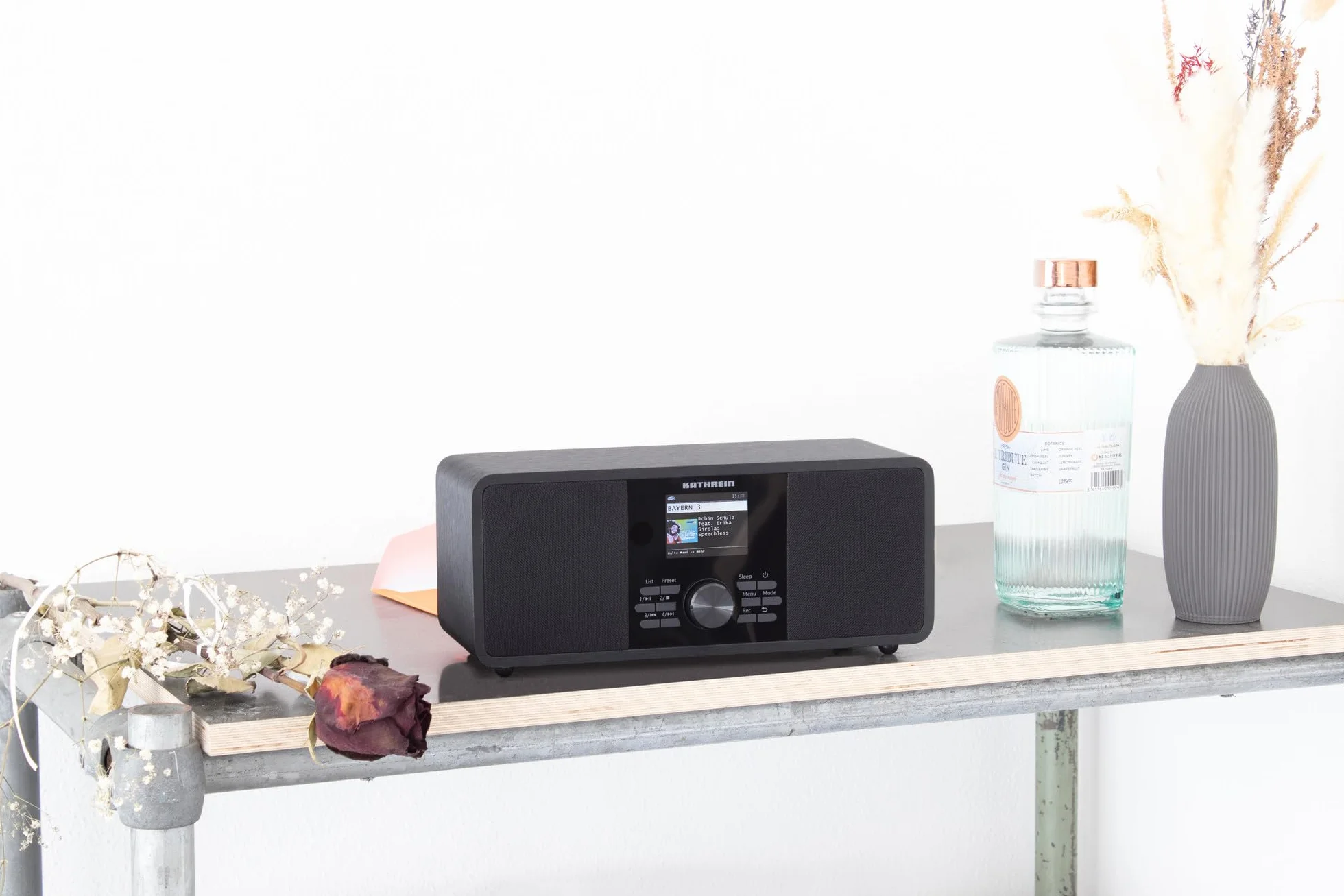 KATHREIN DAB+ link S12 Radio DAB+ Internet Stereo 2×15 W Bluetooth Nero