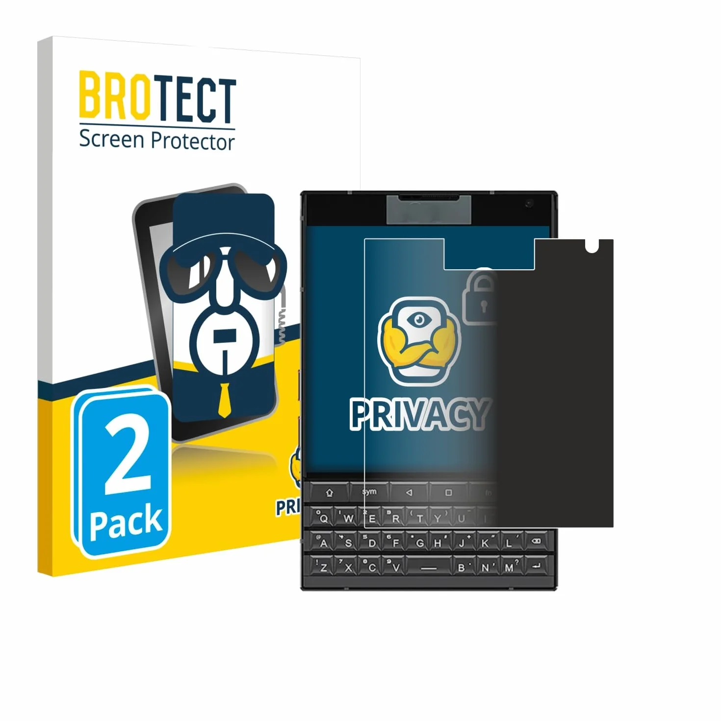 Brotect 2 Pezzi Pellicola Privacy per Unihertz Titan 2 Anti-Spy