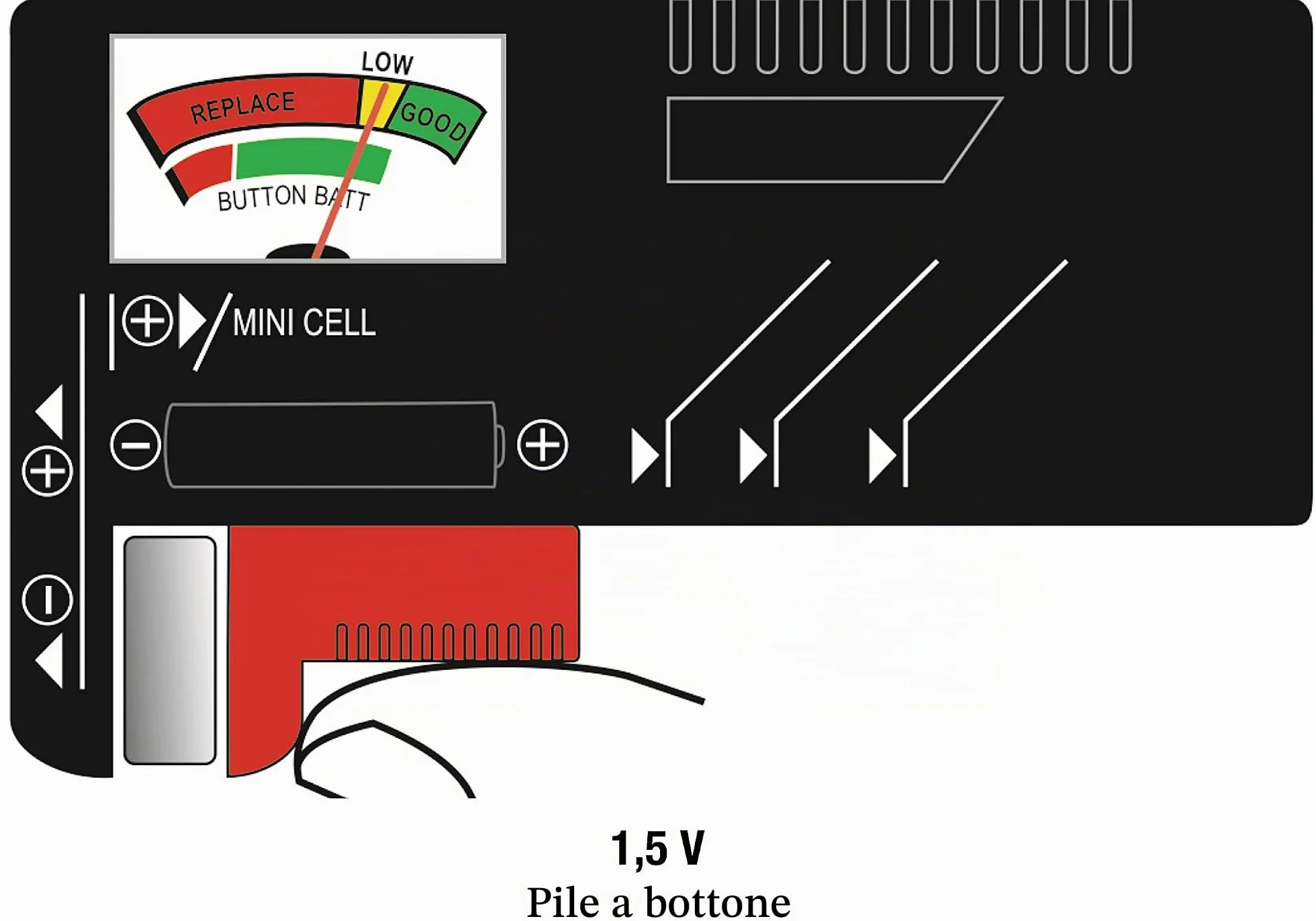 Tester per batterie analogico B29821