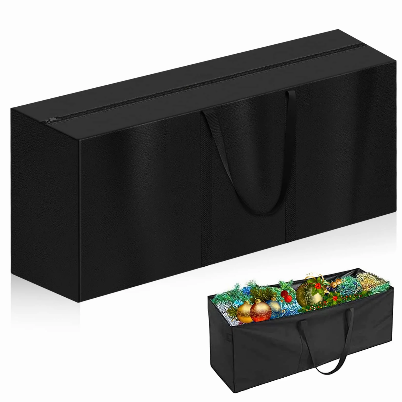 Borsa per Cuscini Da Giardino: Borsa Portaoggetti per Cuscino Da Giardino Grande, Borsa Porta Albero di Natale con Maniglia per Il Trasporto, Borsa per Cuscini Da Giardino Impermeabile 173x51x76cm