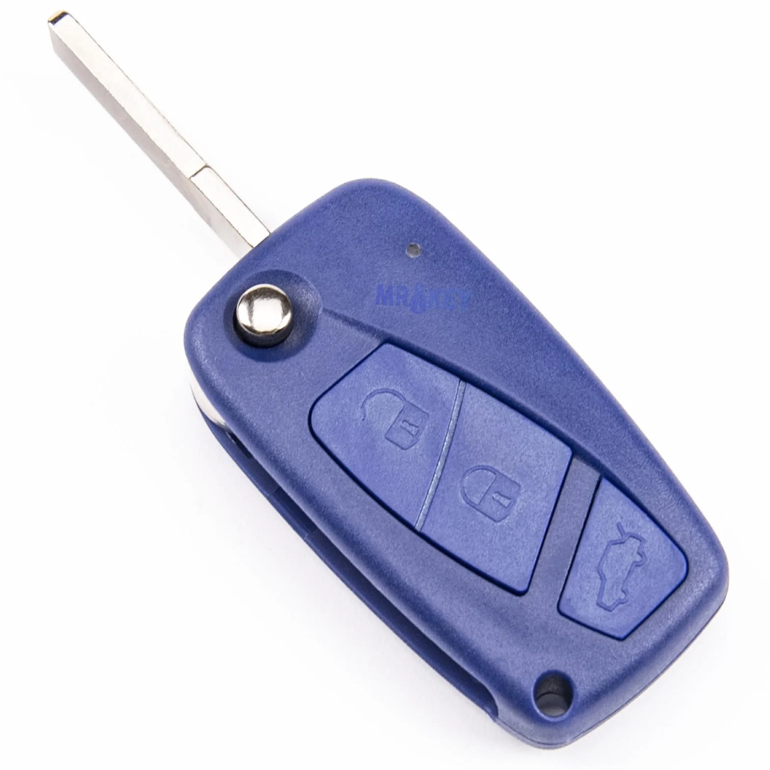 Fiat Panda Grande Punto Ducato Doblò Idea Stilo Cover Chiave Guscio Telecomando 3 Tasti Blu