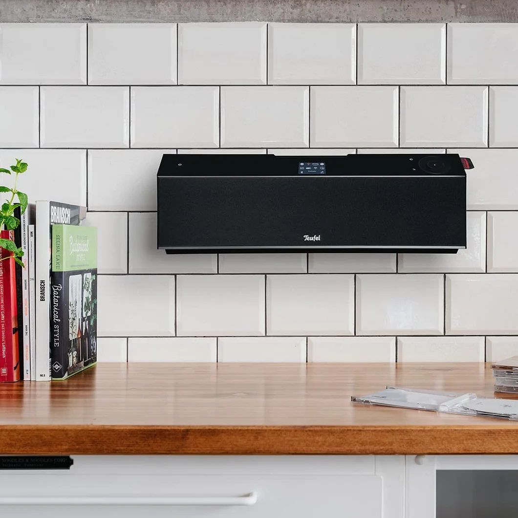 Teufel MUSICSTATION Lettore Bluetooth CD DAB+ Radio FM Streaming Musicale Suono HiFi Nero
