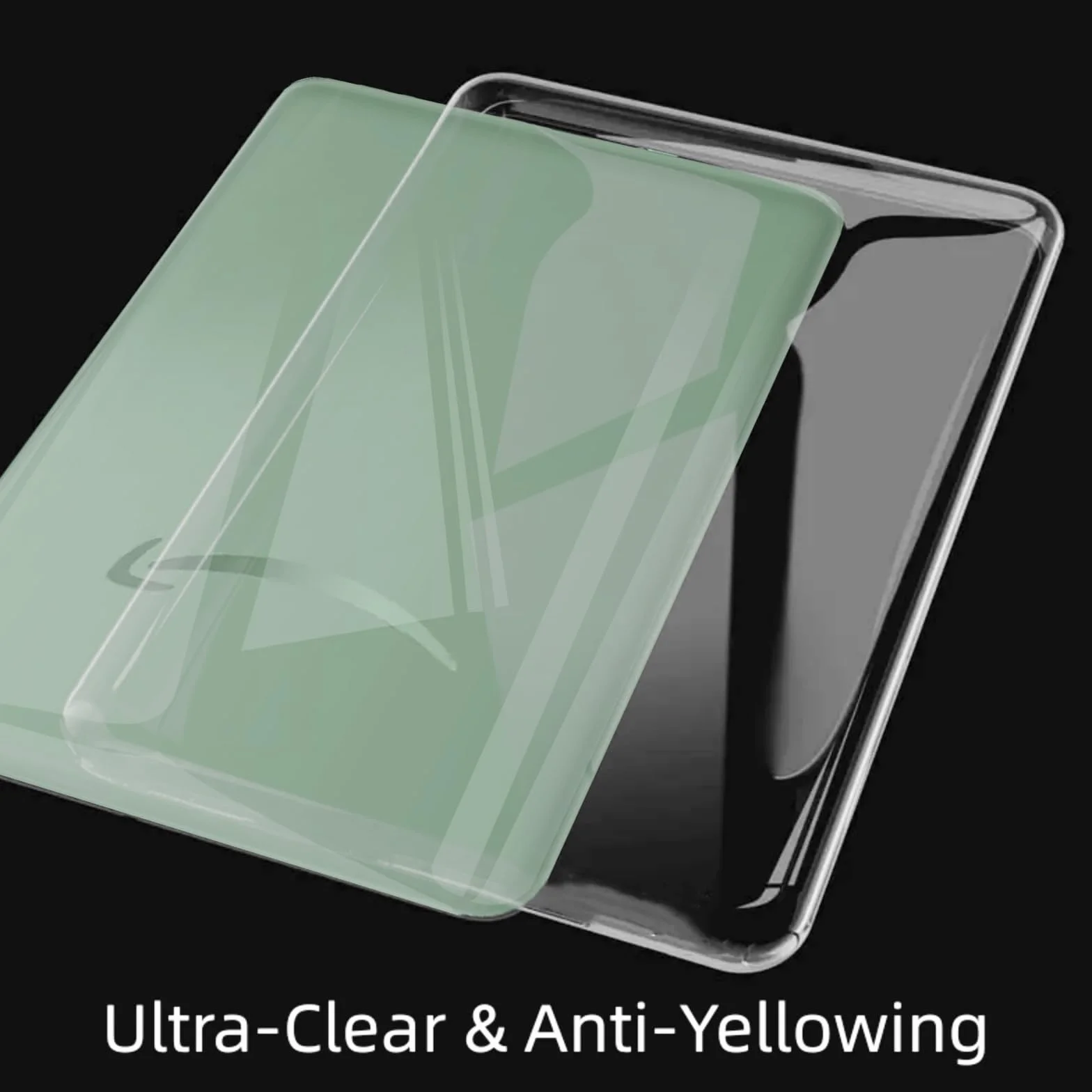MEMELOKA Cover per Kindle 2024/2022 (6 Pollici) con 2 Pezzi Vetro Temperato, Custodia Silicone TPU Anti-Ingiallimento Trasparente