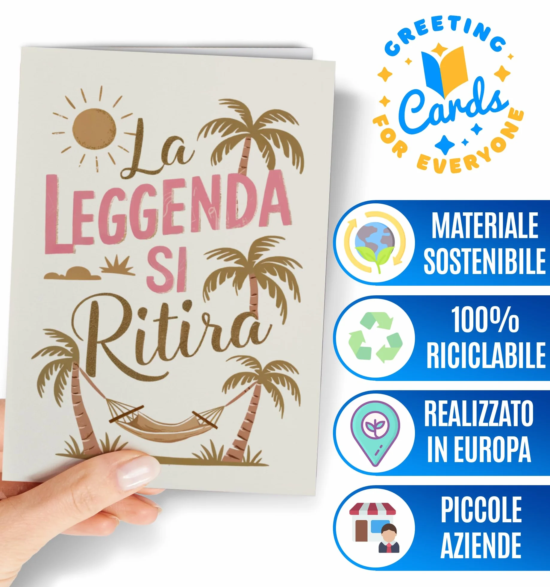Biglietto Pensione Uomo Donna Divertente - Biglietto di Pensionamento Simpatico - Regalo Auguri Pensione