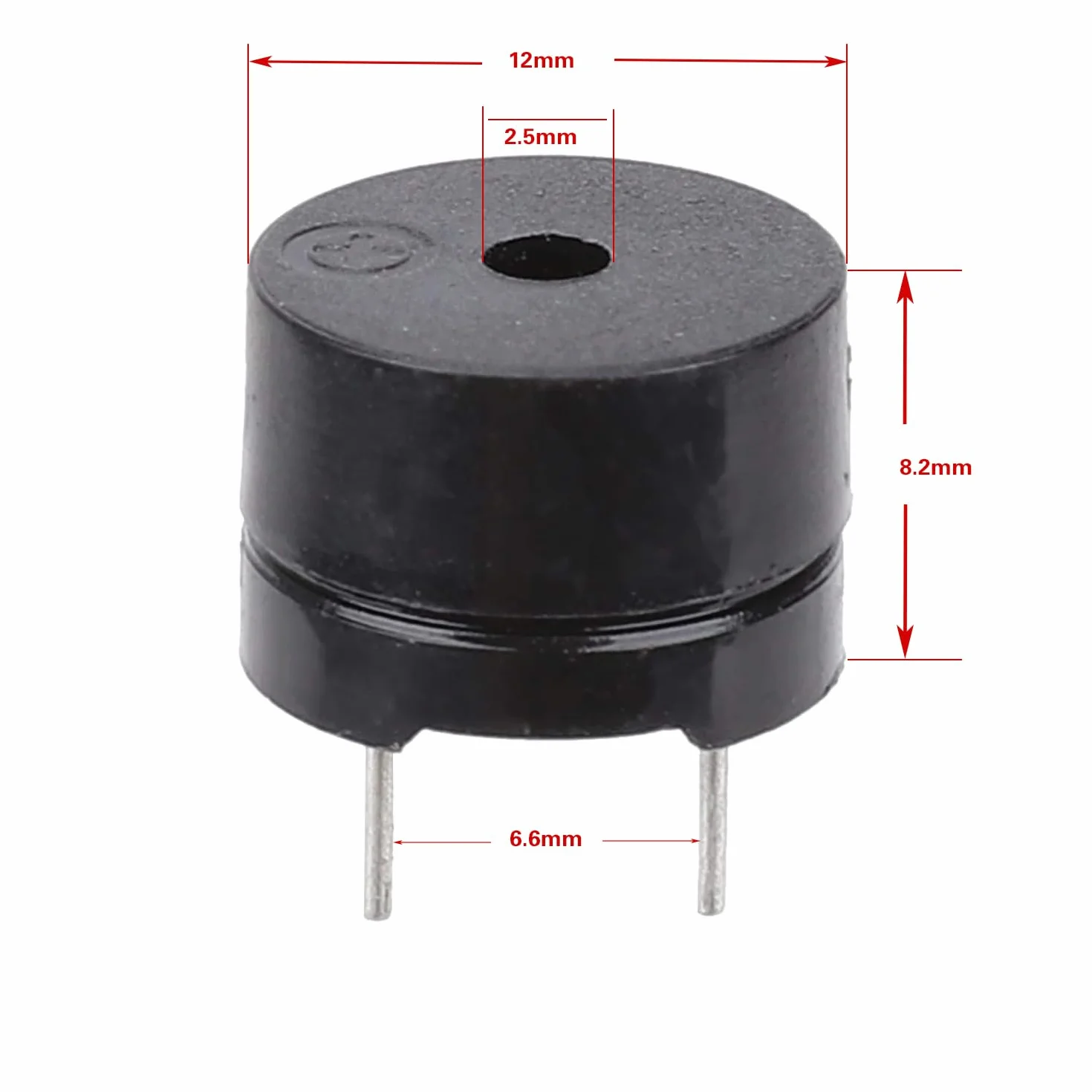 Buzzer Elettromagnetico Passivo 50 Pezzi 3V 5V 9V 12V 16 Ohm 2KHz AC Altoparlante