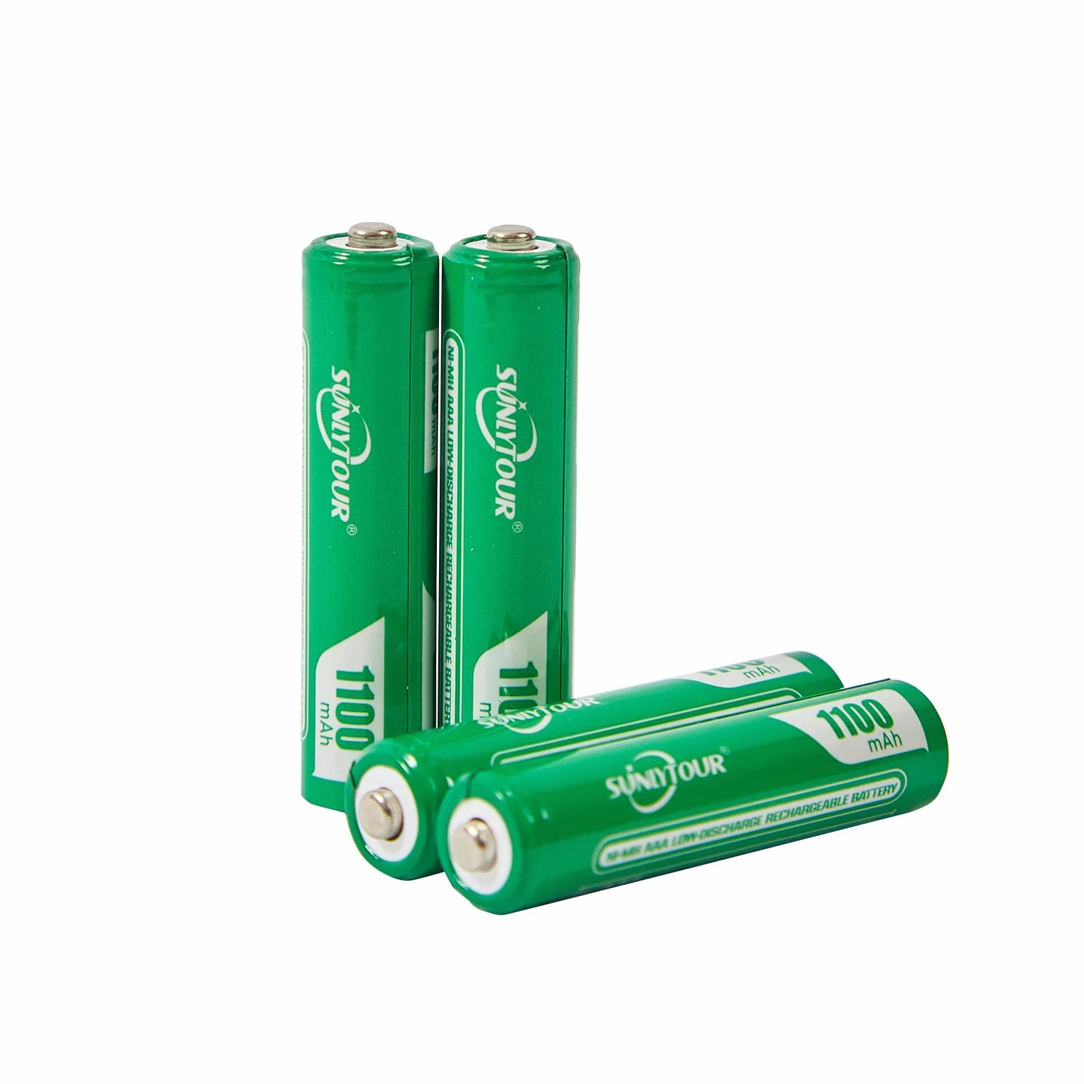 SUNLYTOUR 2800mAh Ni-MH AA Batteria 1100mAh AAA Batteria Caricabatterie 4 Piles