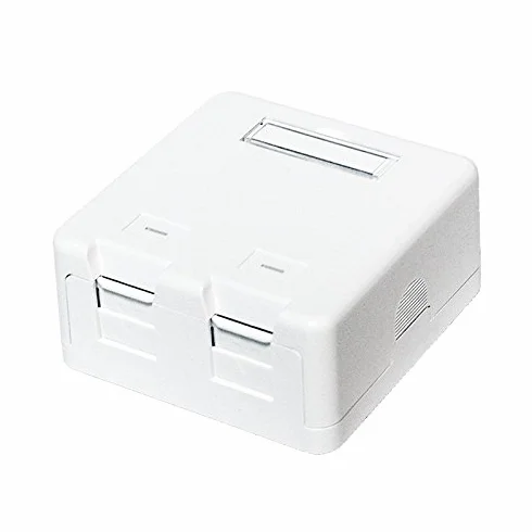 Keystone Scatola Vuota 2 Moduli Bianco 3 Pezzi