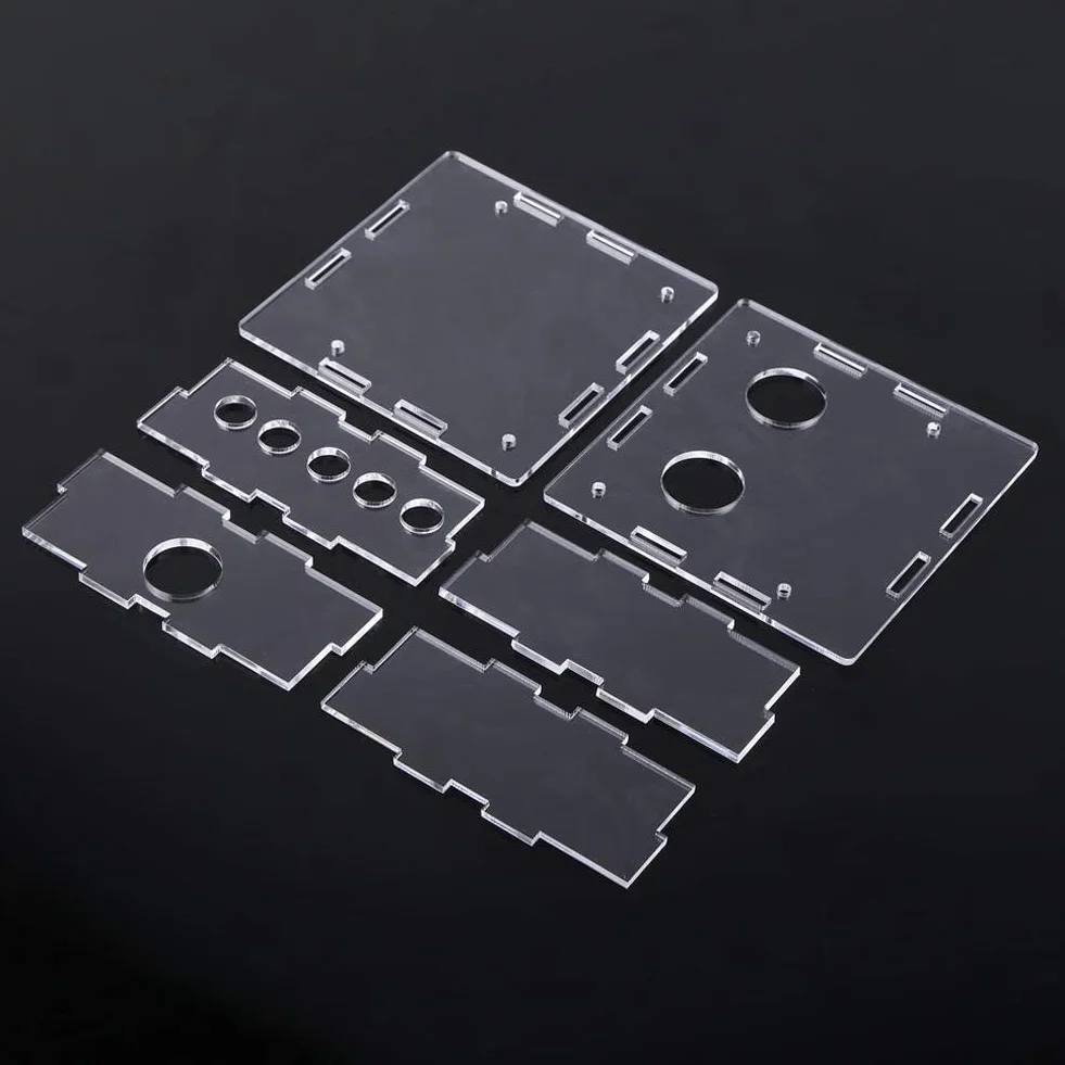 Preamplificatore valvolare 6J1 Custodia acrilica Kit valigetta con distanziatori e viti
