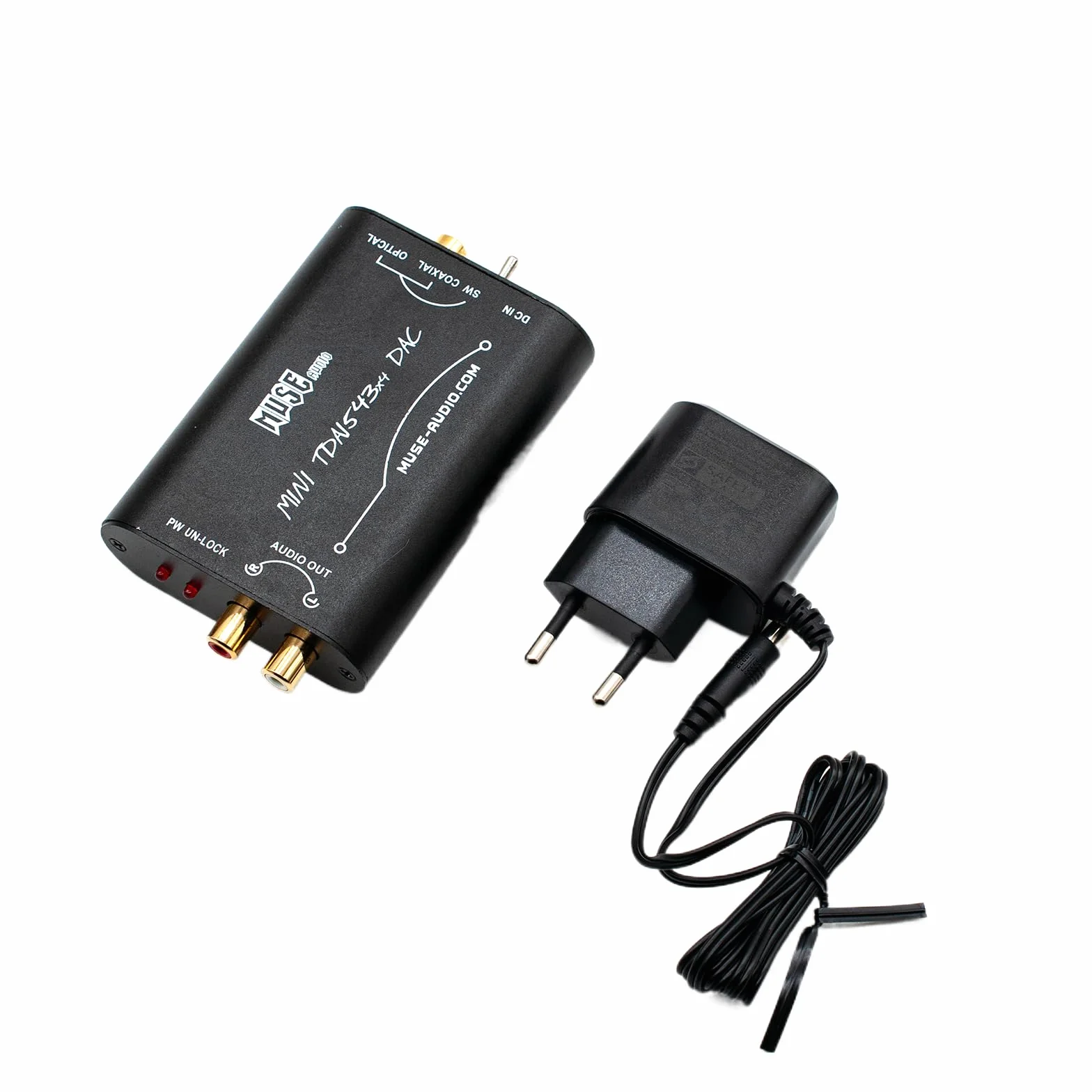 TDA1543 x4 DIR9001 SPDIF NOS DAC audio decoder per amplificatori circuiti stampati
