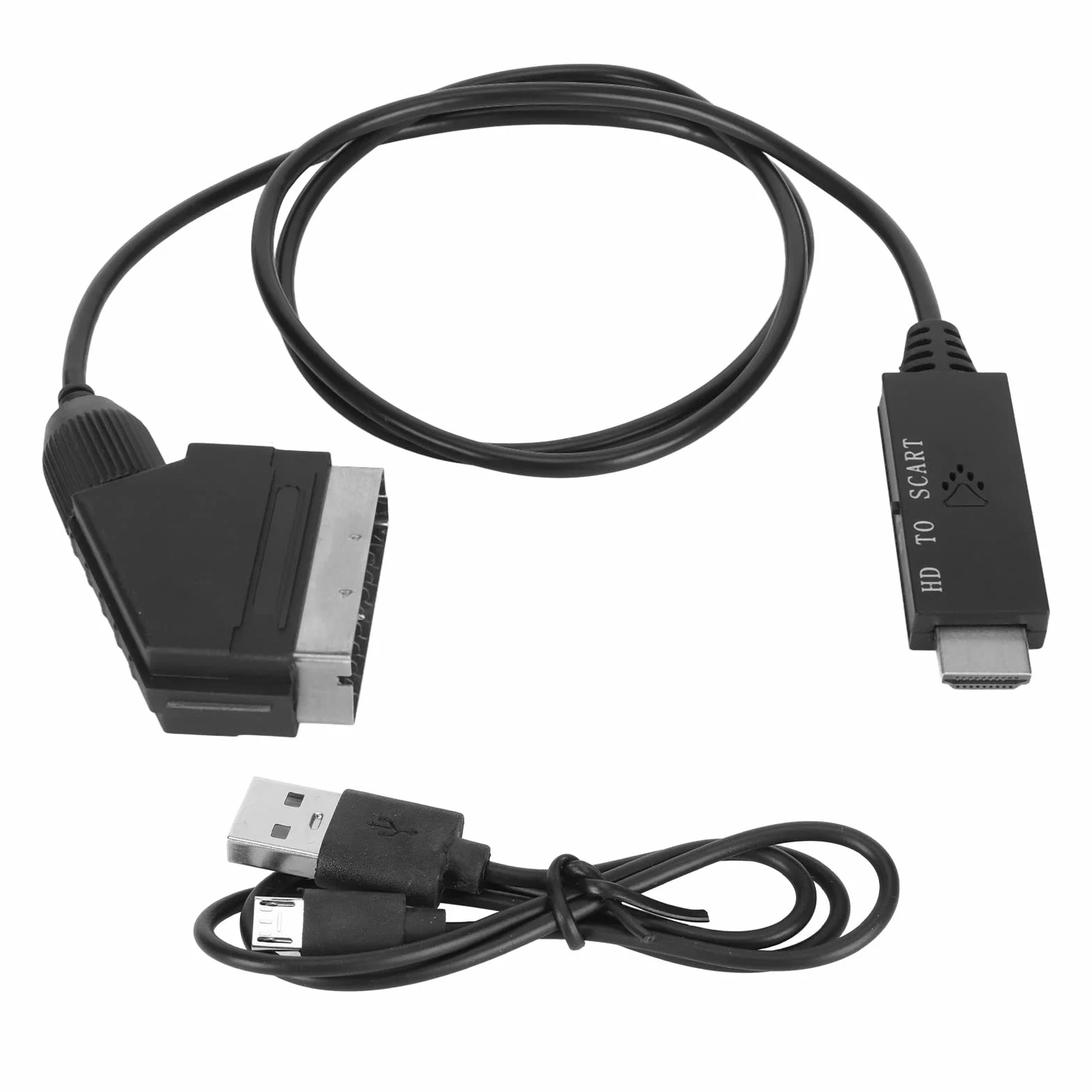 Cavo Convertitore da HDMI a Scart con Interfaccia Multimediale HD