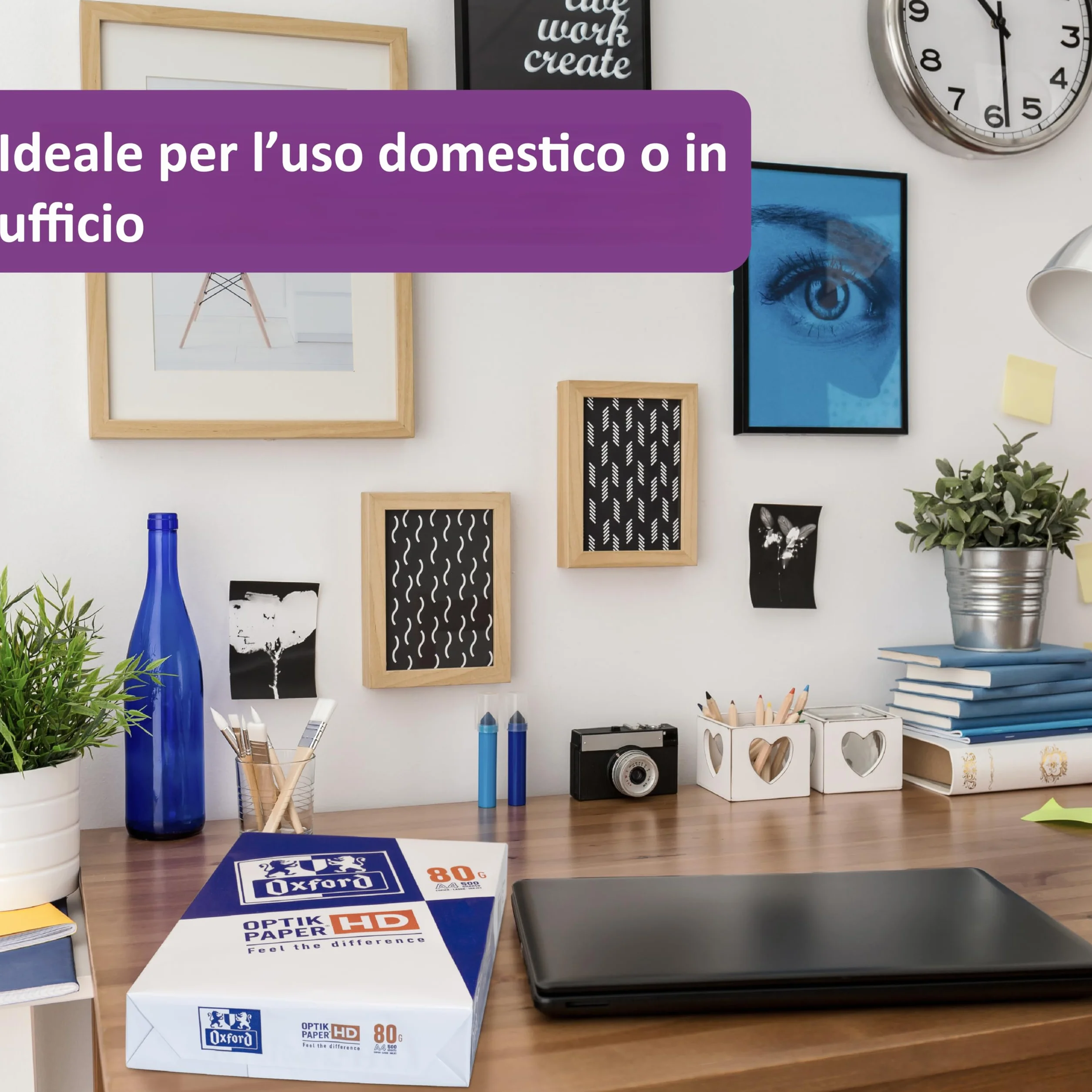 Oxford Carta A4 80gsm Multiuso 500 fogli Bianca