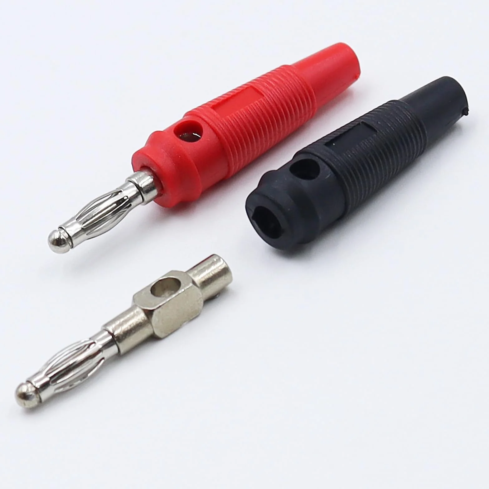 Spina a Banana 4mm 20A Connettori Banana Nero Rosso per Cavi Altoparlanti Hifi Stereo