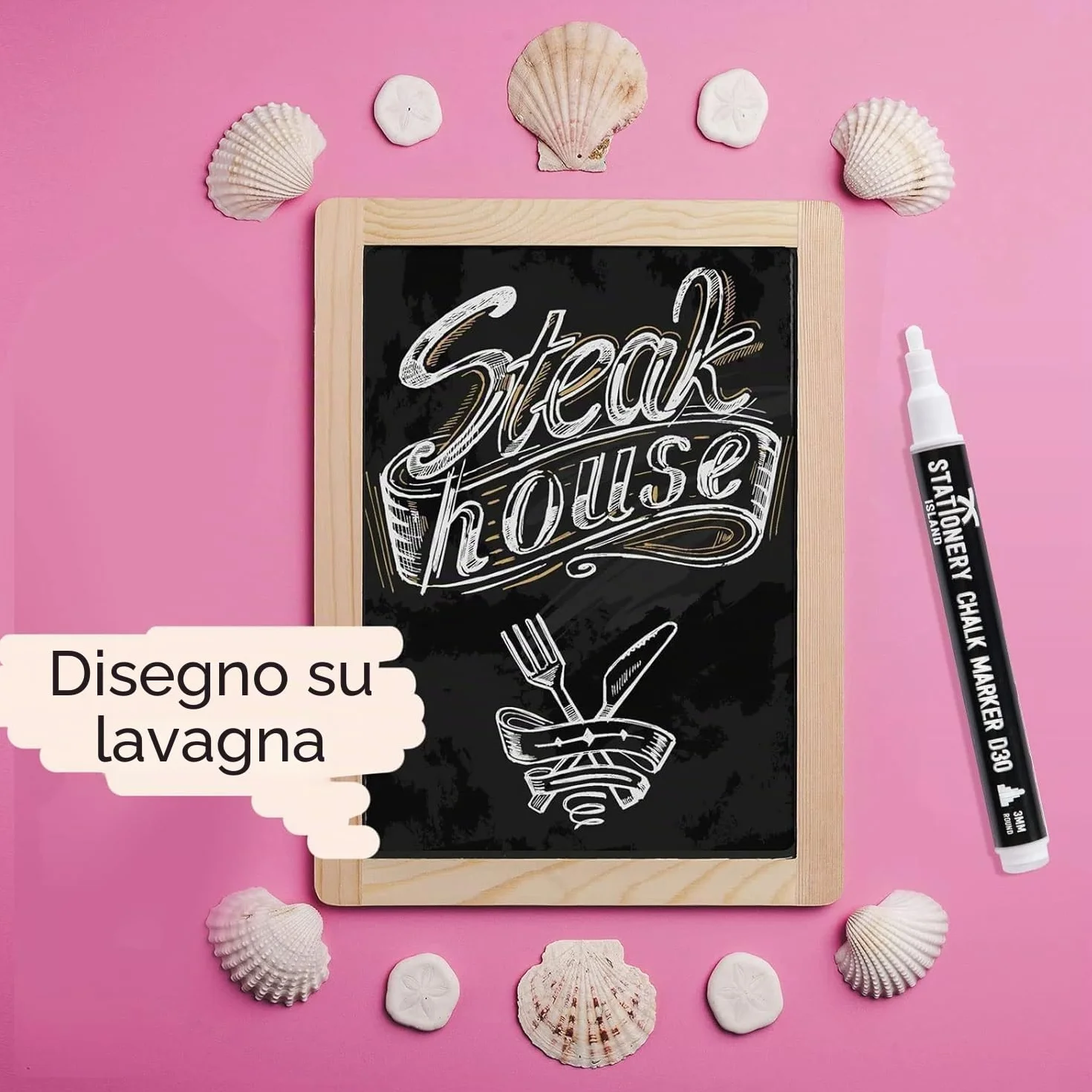 Pennarelli Gesso Liquido Cancellabili Set Di 6, Pennarello Lavagna Bianca Cancellabile 3MM