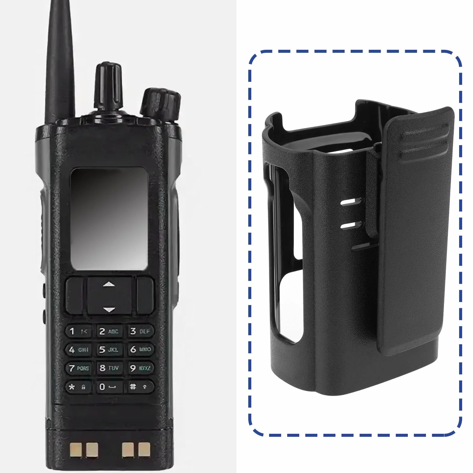 Clip da cintura per walkie-talkie Baofeng UV-32 DM-32 custodia fondina